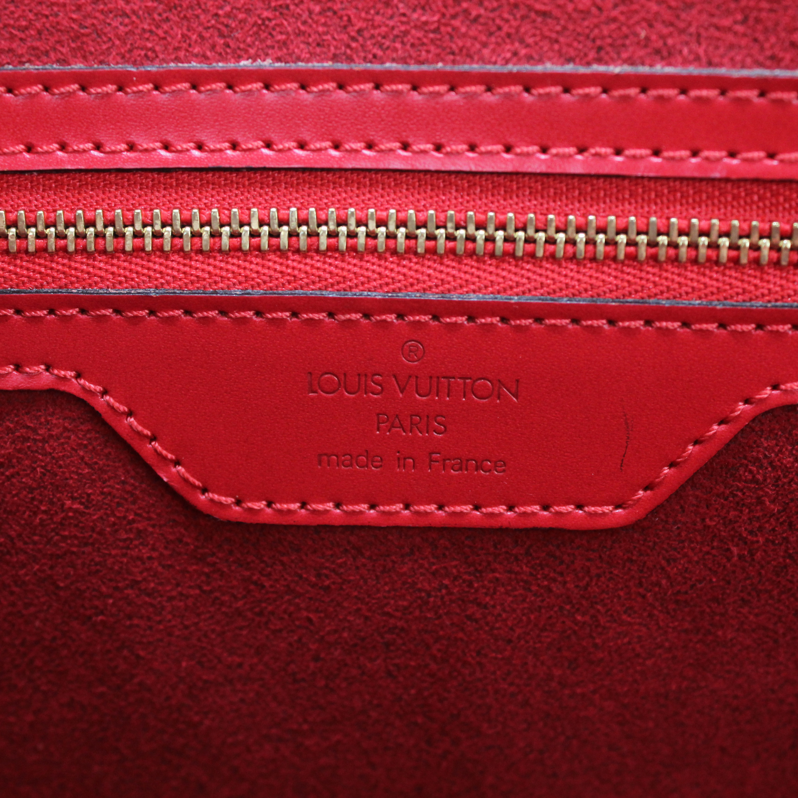 Duplex Epi Calf Red Shoulder Bag