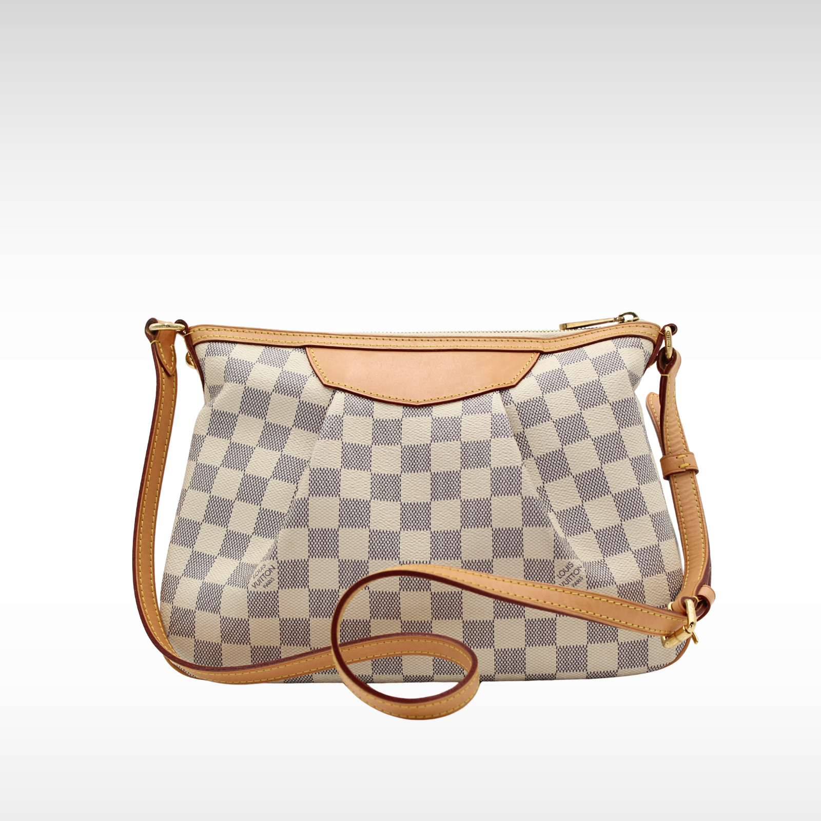 Siracusa PM Damier Azur Crossbody Bag