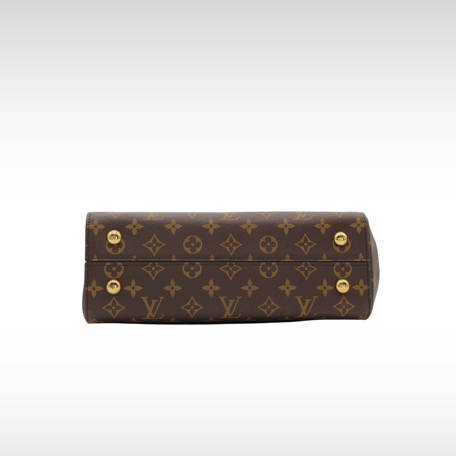 Cluny MM Monogram Coated Canvas Marron Hand Bag