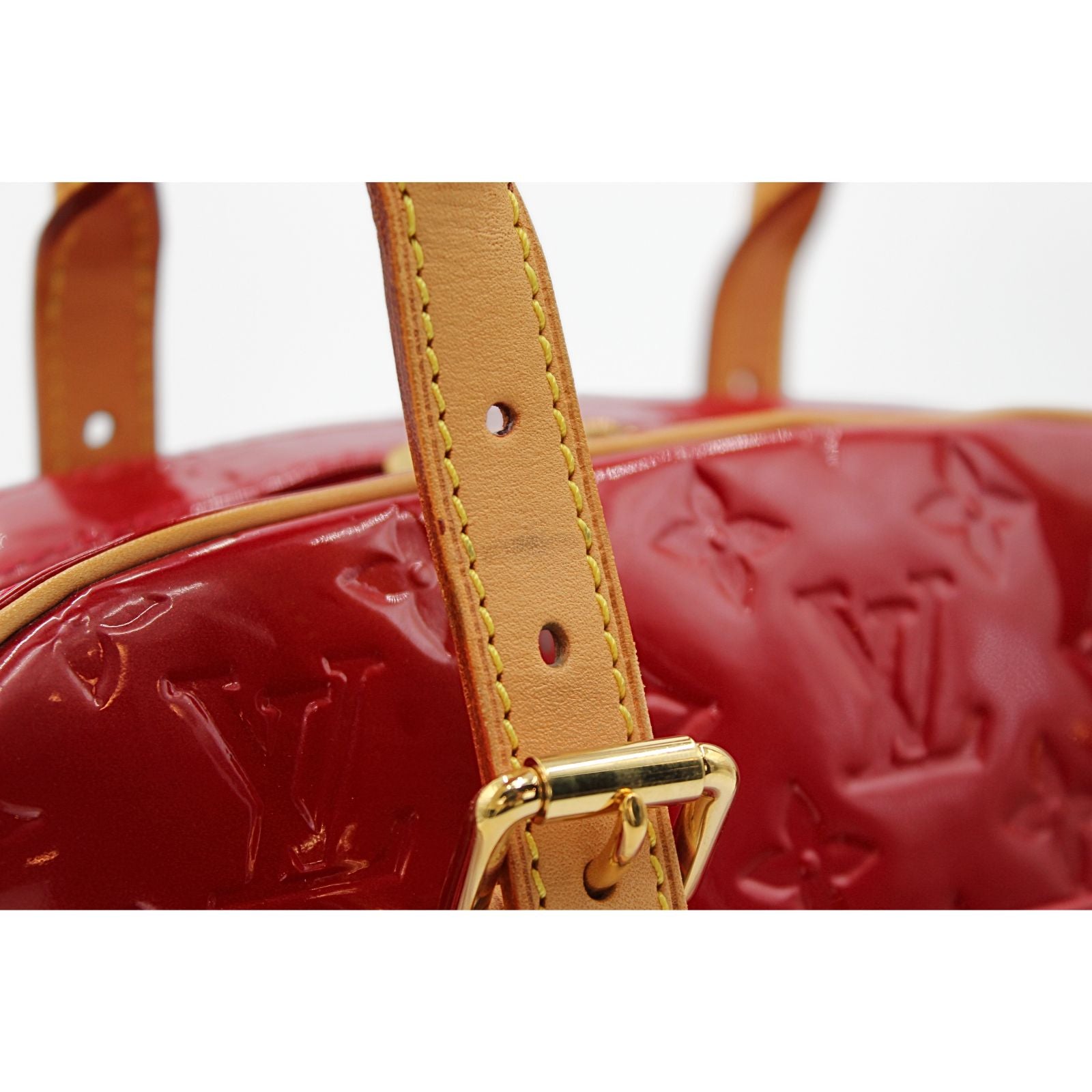 Summit Drive Vernis Enamel Pomme D'amour Shoulder Bag