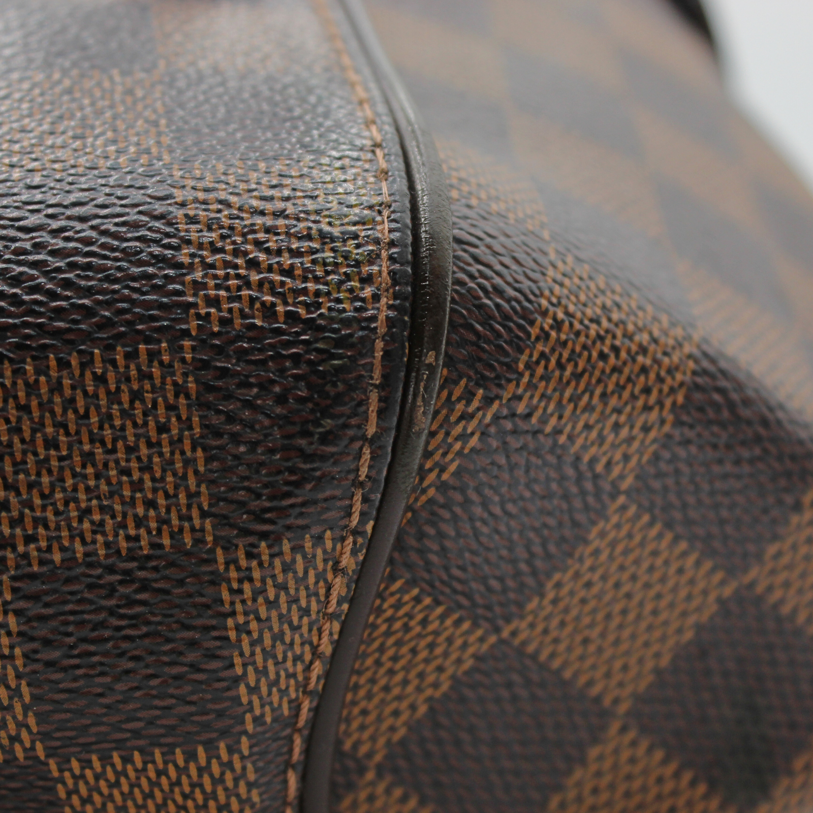 Sistina PM Damier Coated Canvas Ebene Shoulder Bag
