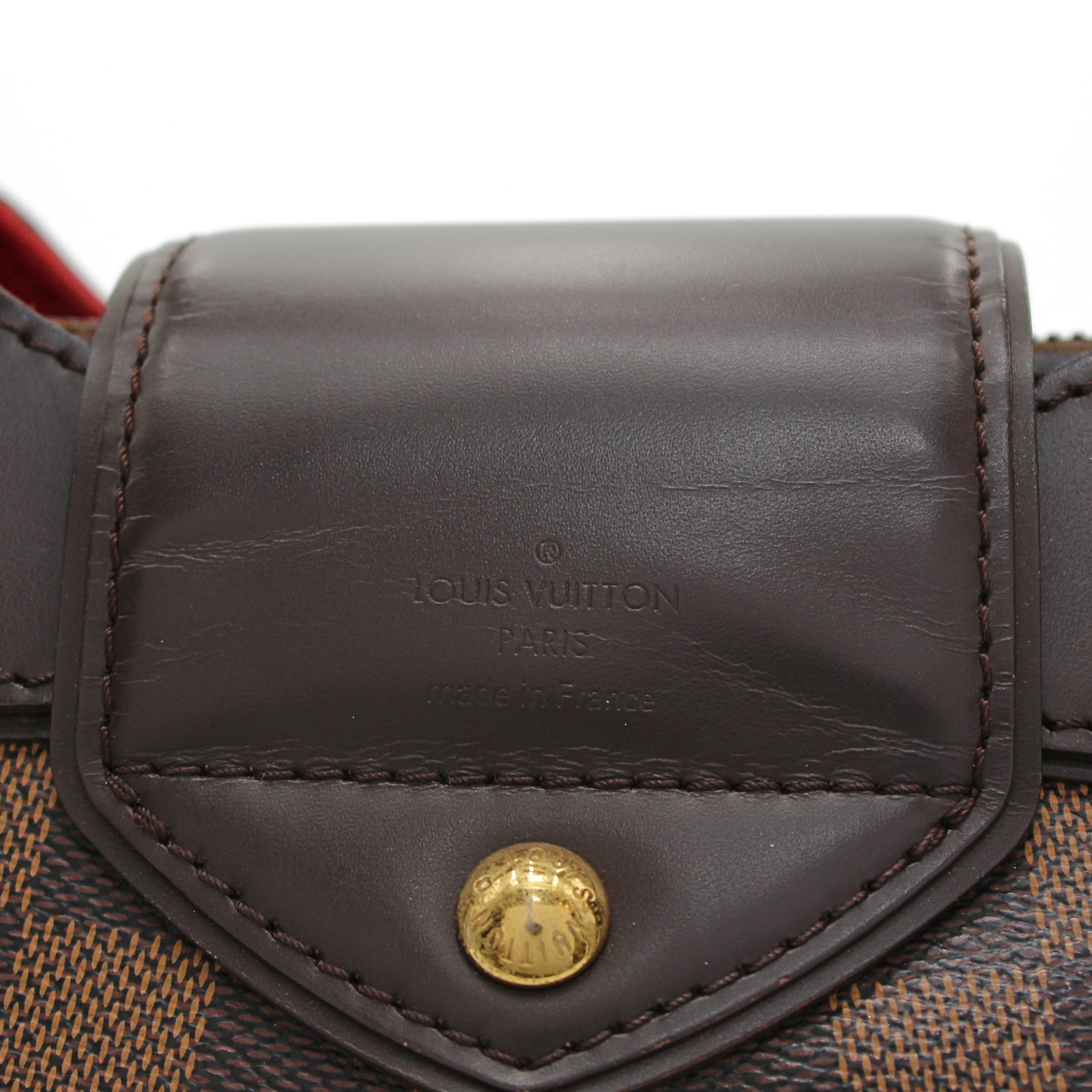 Sistina PM Damier Coated Canvas Ebene Shoulder Bag