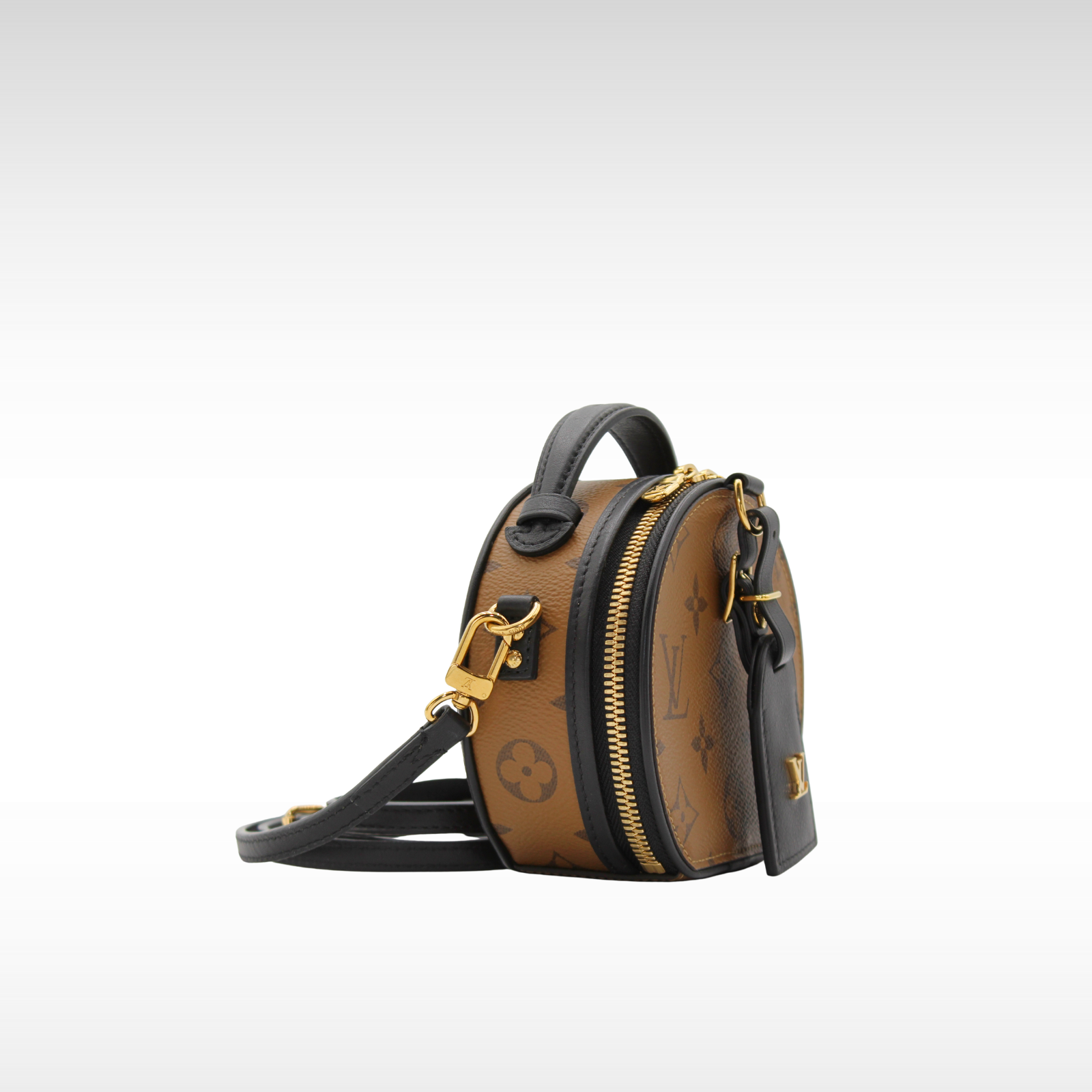 Boite Chapeau Mini Monogram Reverse Crossbody Bag