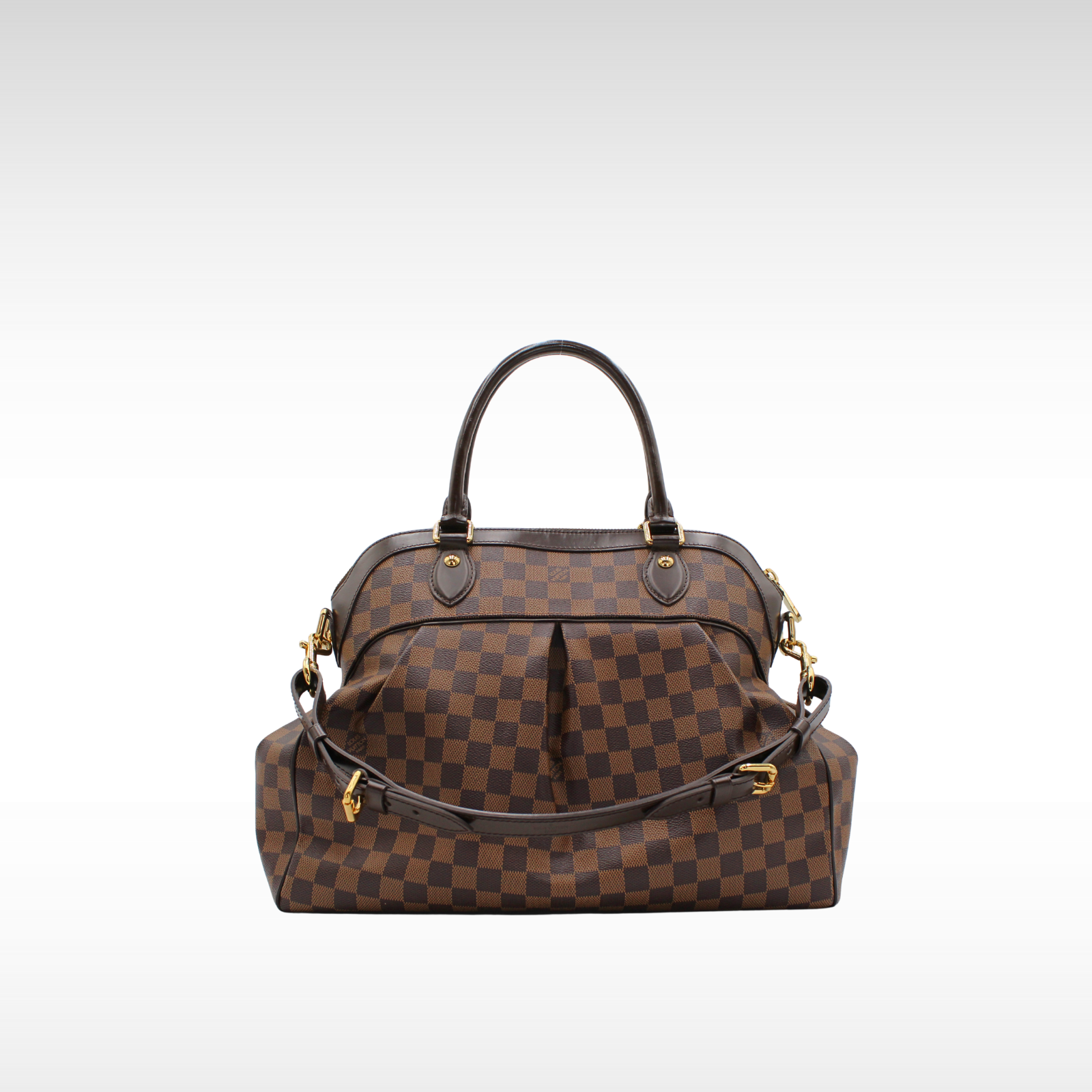 Trevi GM Damier Coated Canvas Ebene Hand Bag