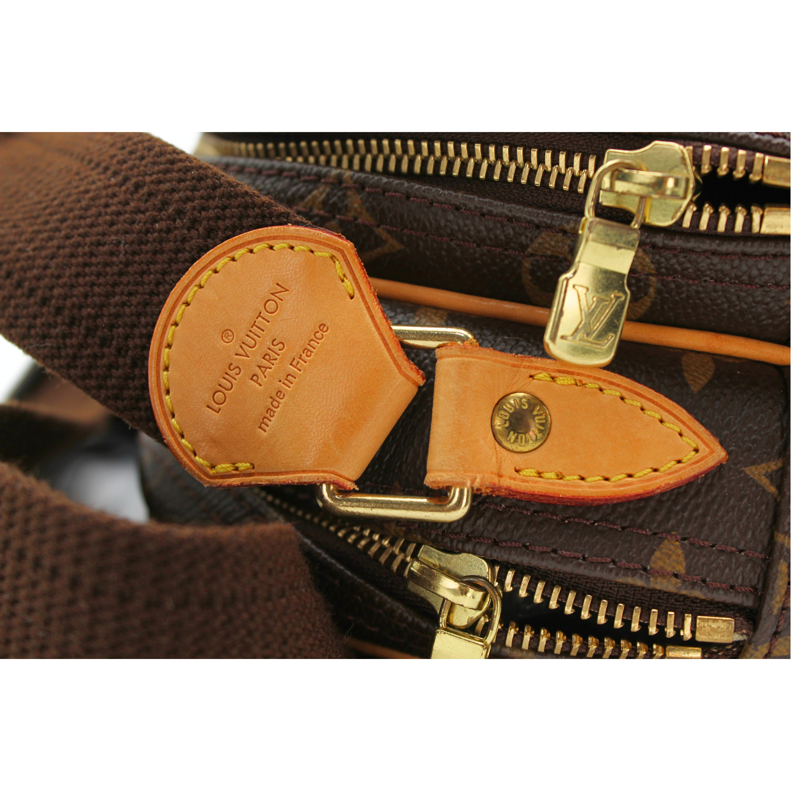 Reporter 28 Monogram Coated Canvas Marron Cross Body Bag