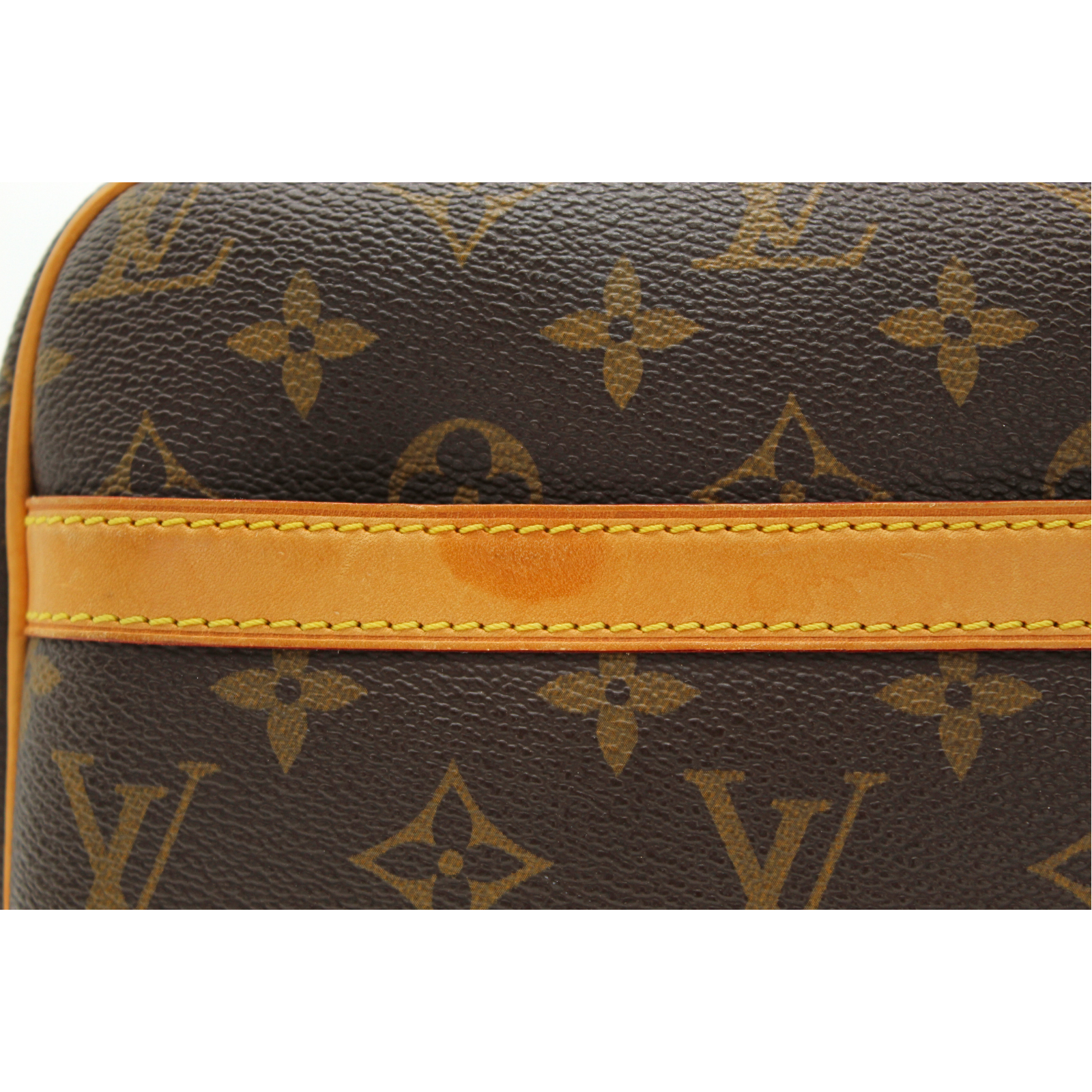 Reporter 28 Monogram Coated Canvas Marron Cross Body Bag