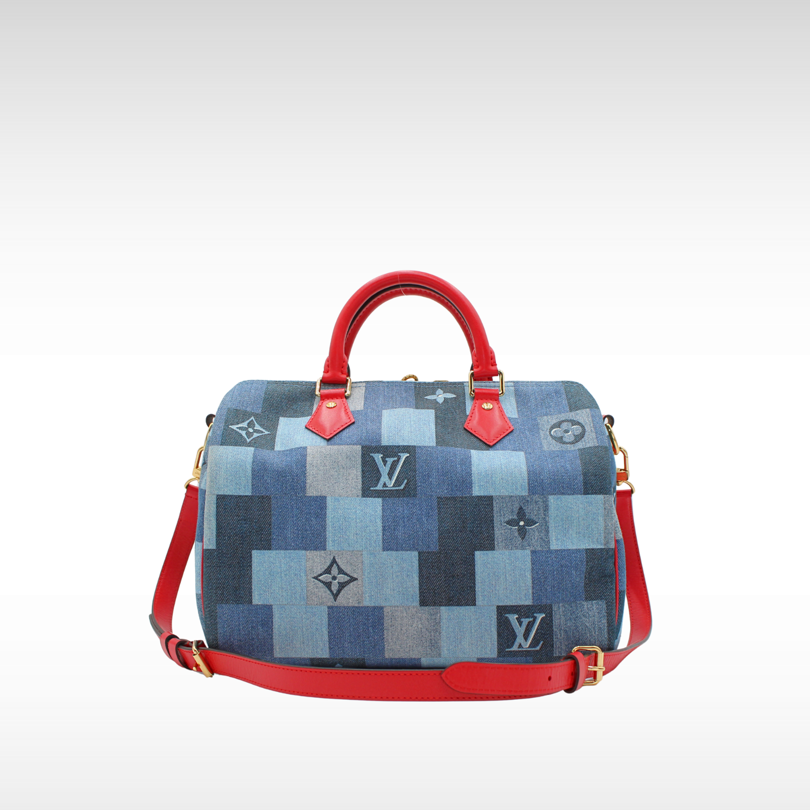 Speedy Bandoulière 30 Monogram Denim Handbag