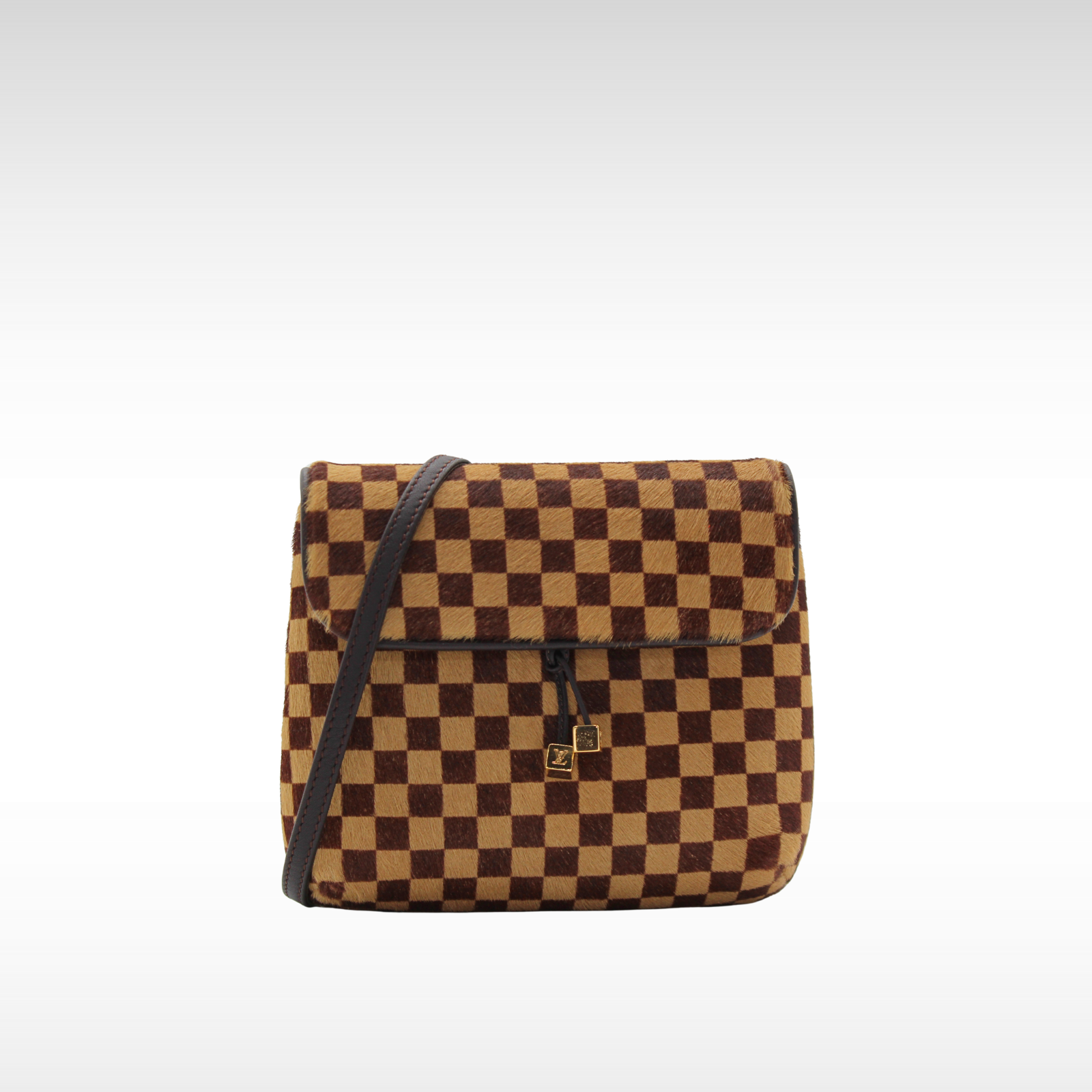 Gazelle Damier Souvage Ebene Shoulder Bag