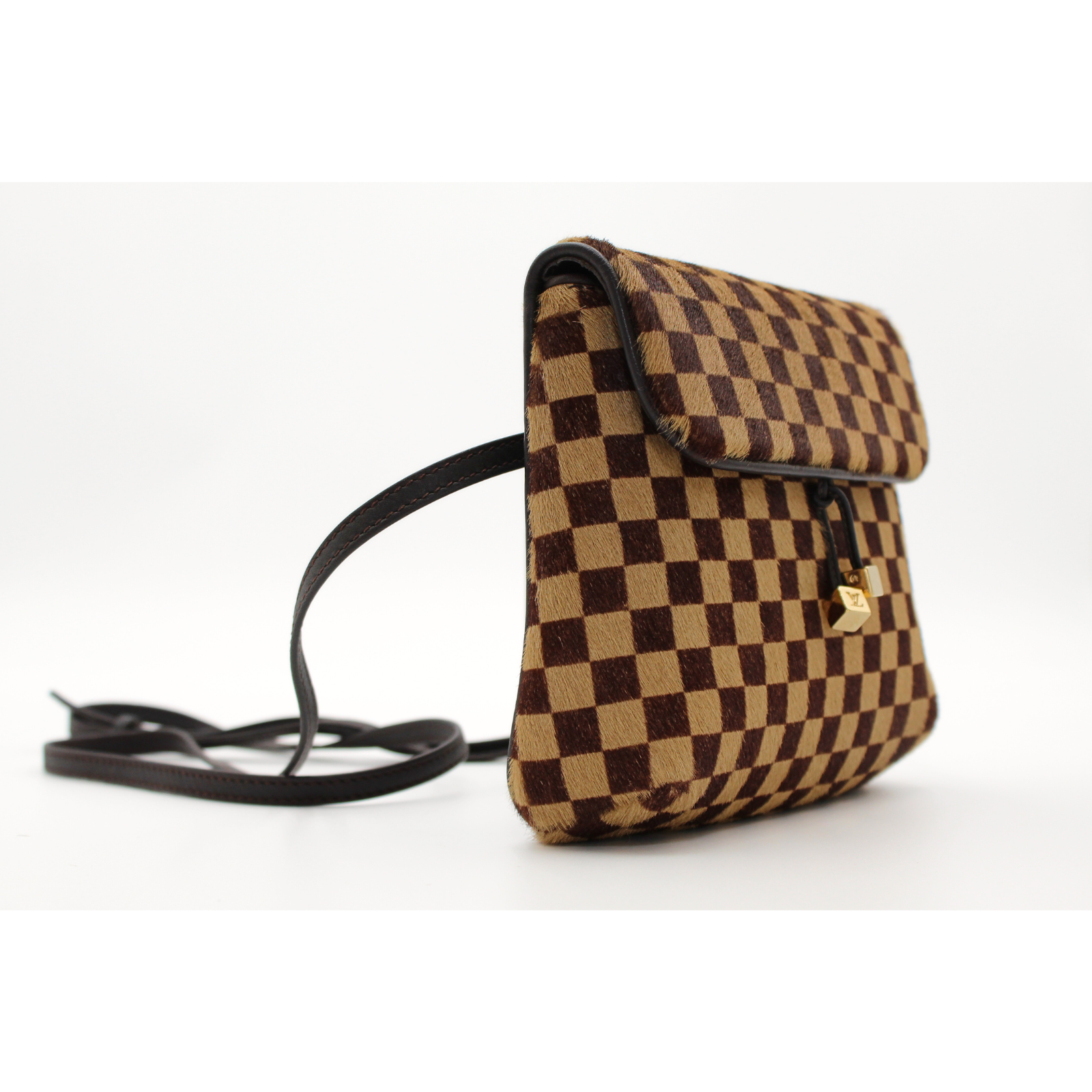 Gazelle Damier Souvage Ebene Shoulder Bag
