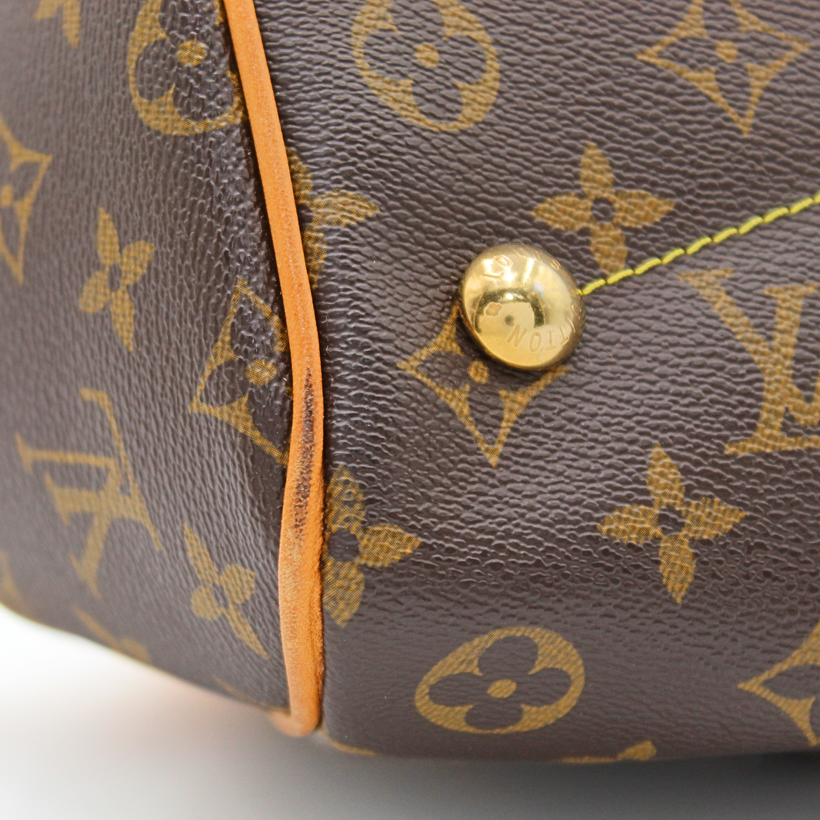 Tivoli PM Monogram Coated Canvas Marron Hand Bag