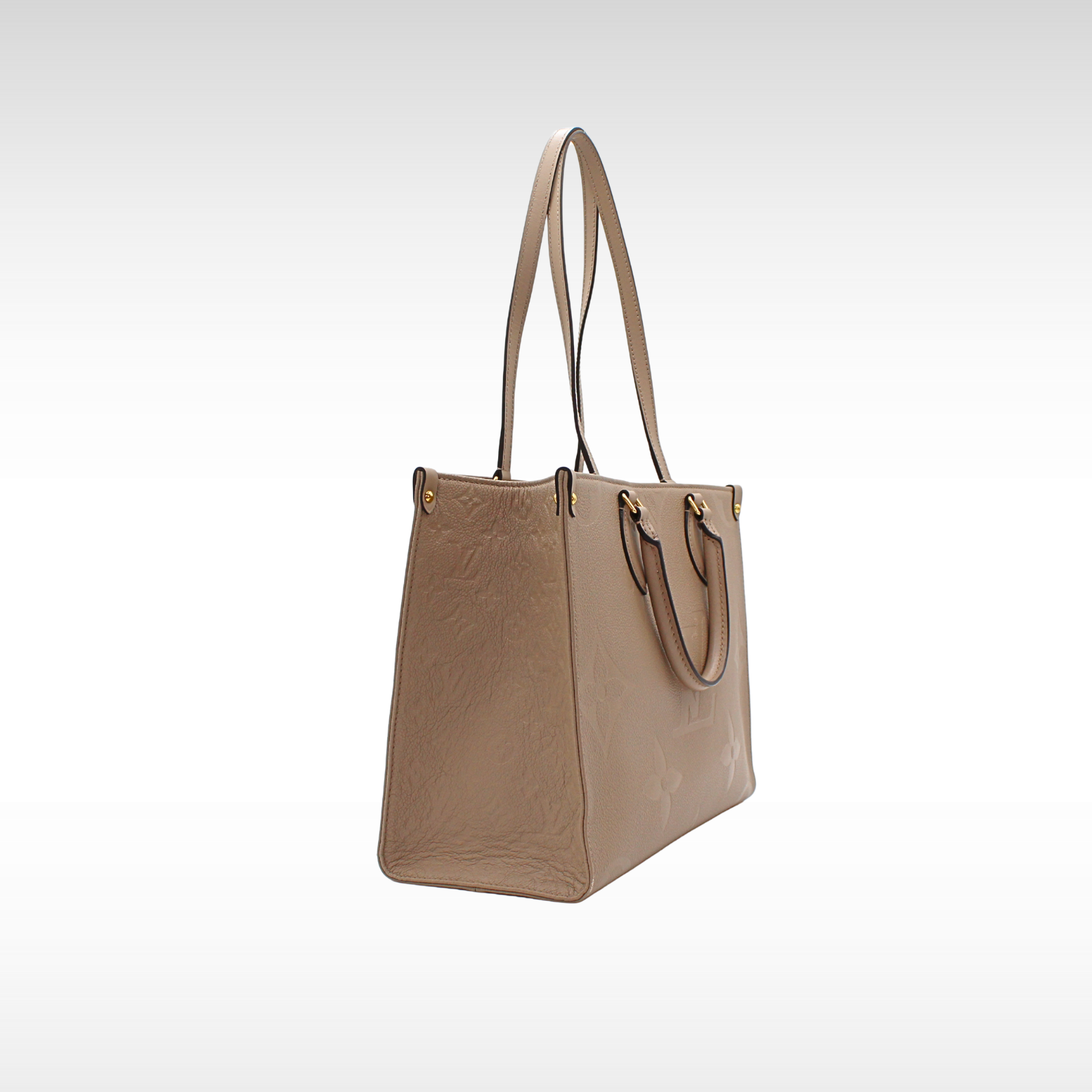 Onthego MM Monogram Empreinte Tourterelle Hand Bag