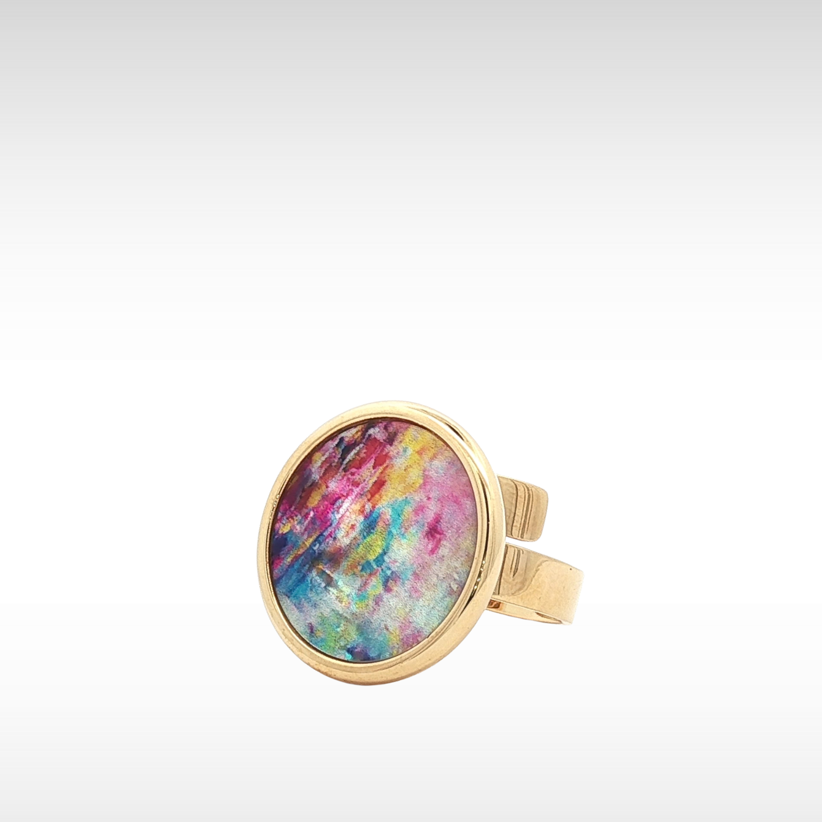 Art Colore Ring Yellow Gold 54