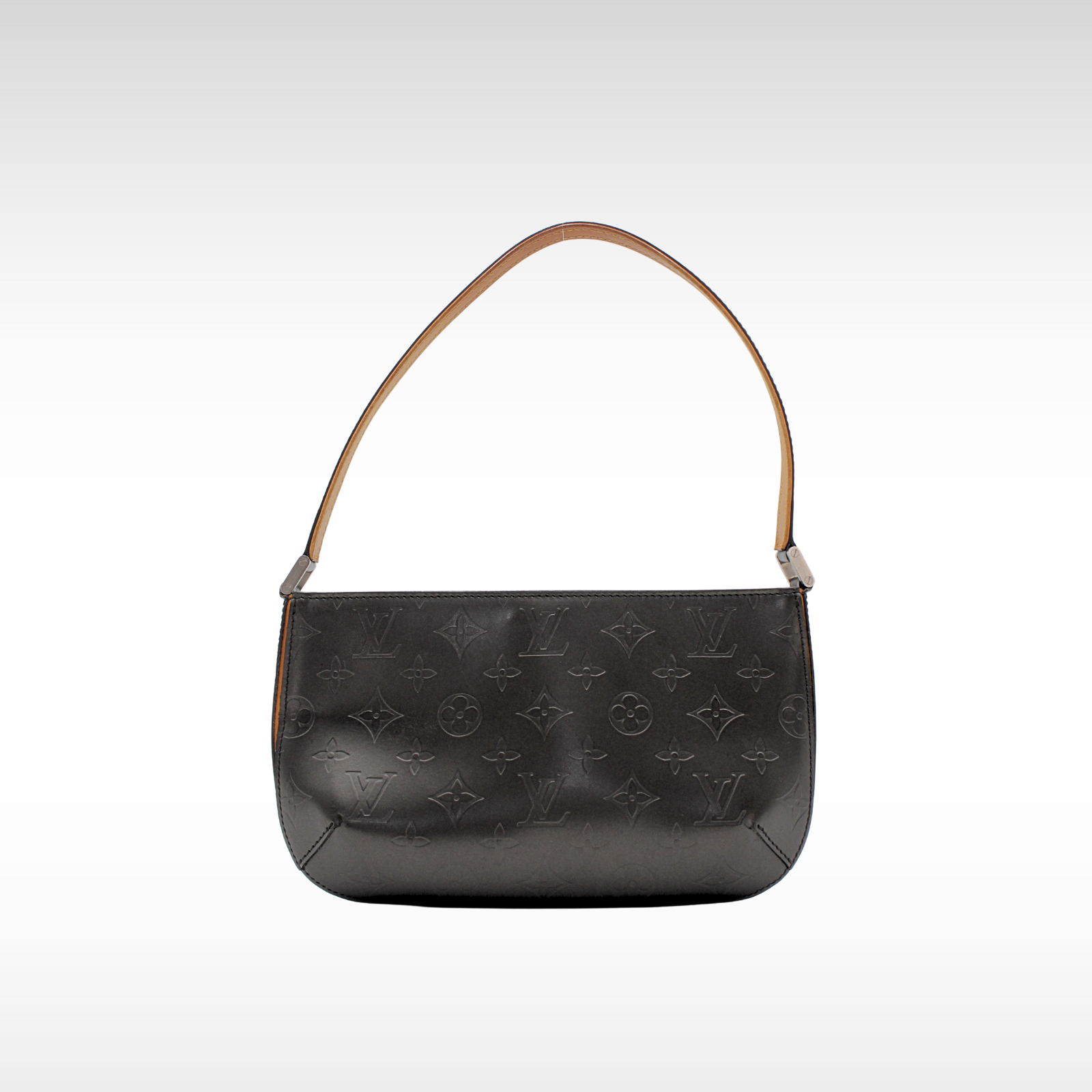 Fowler Monogram Matte Black Shoulder Bag