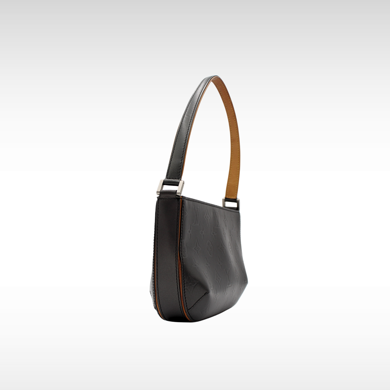 Fowler Monogram Matte Black Shoulder Bag