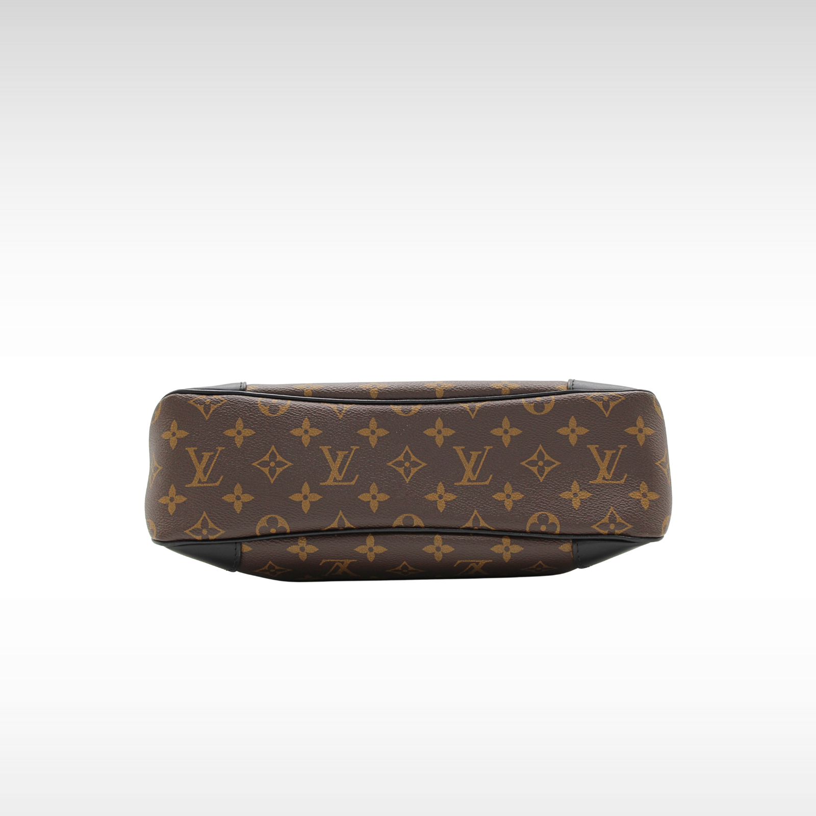Odeon MM Monogram Coated Canvas Marron Shoulder Bag