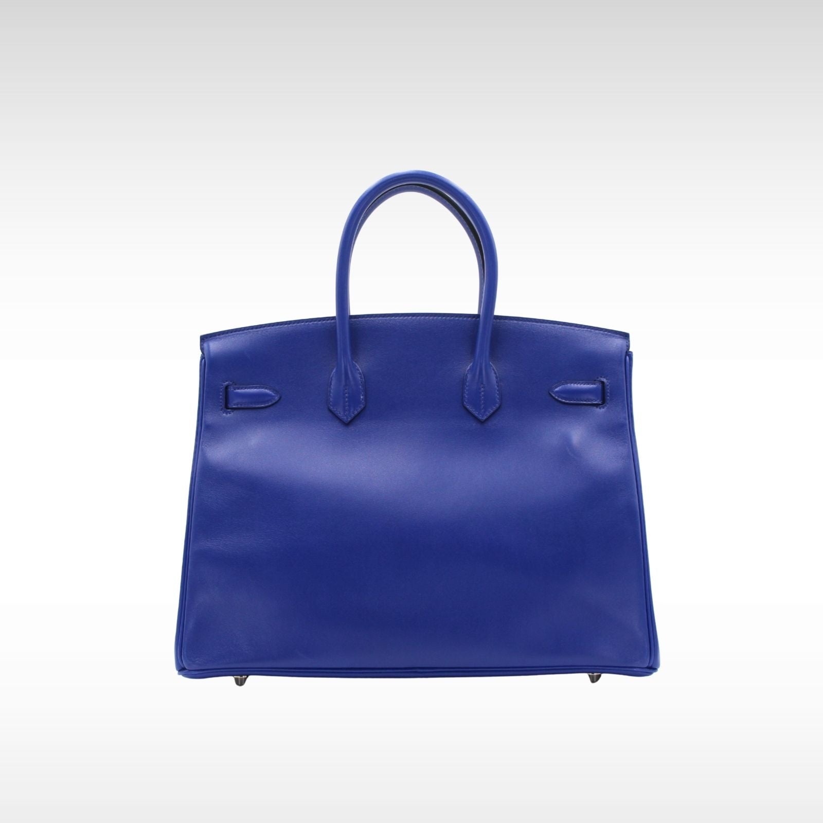 Birkin 35 Tadelakt Blue Electrique