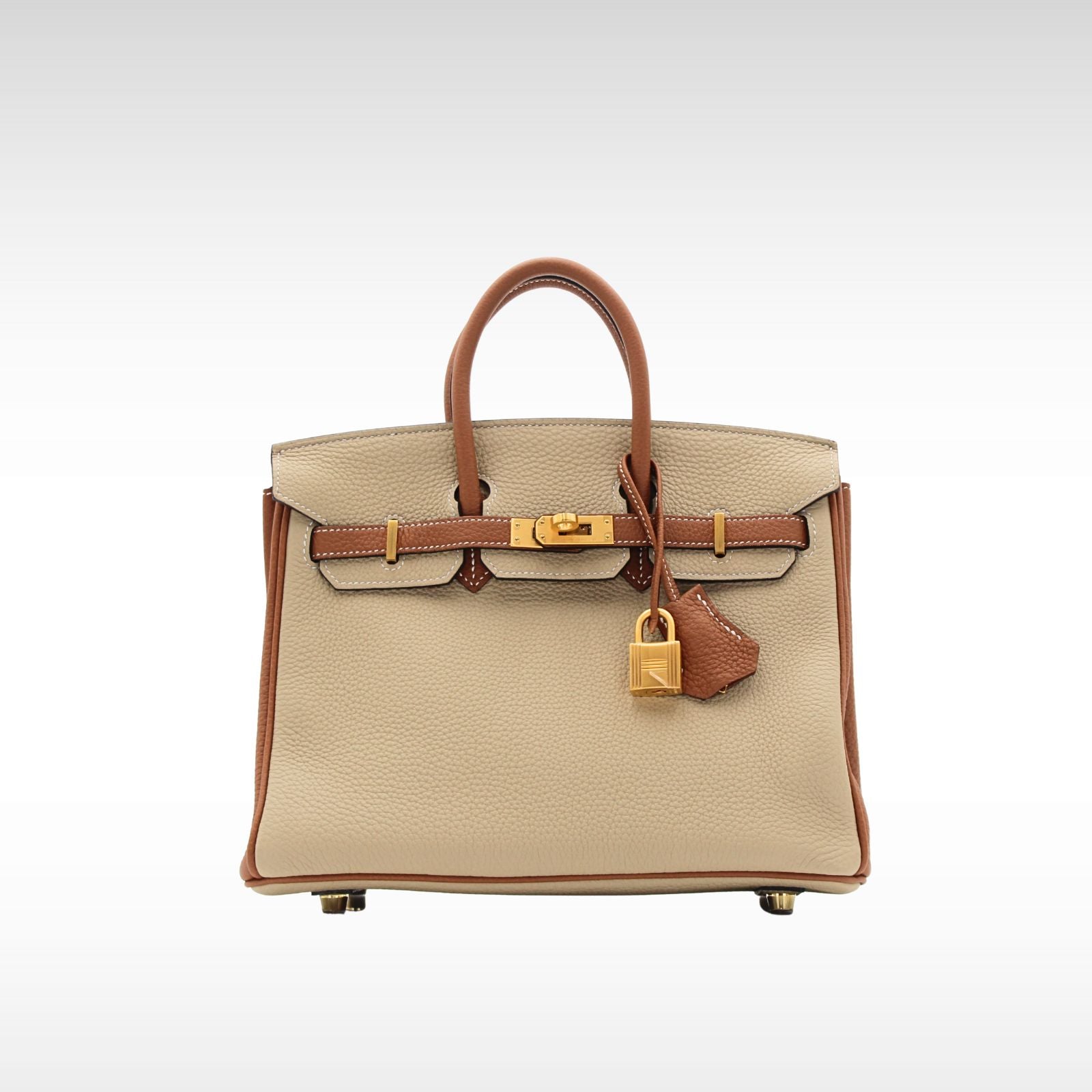 Birkin 25 Personal Order Togo Trench+Gold