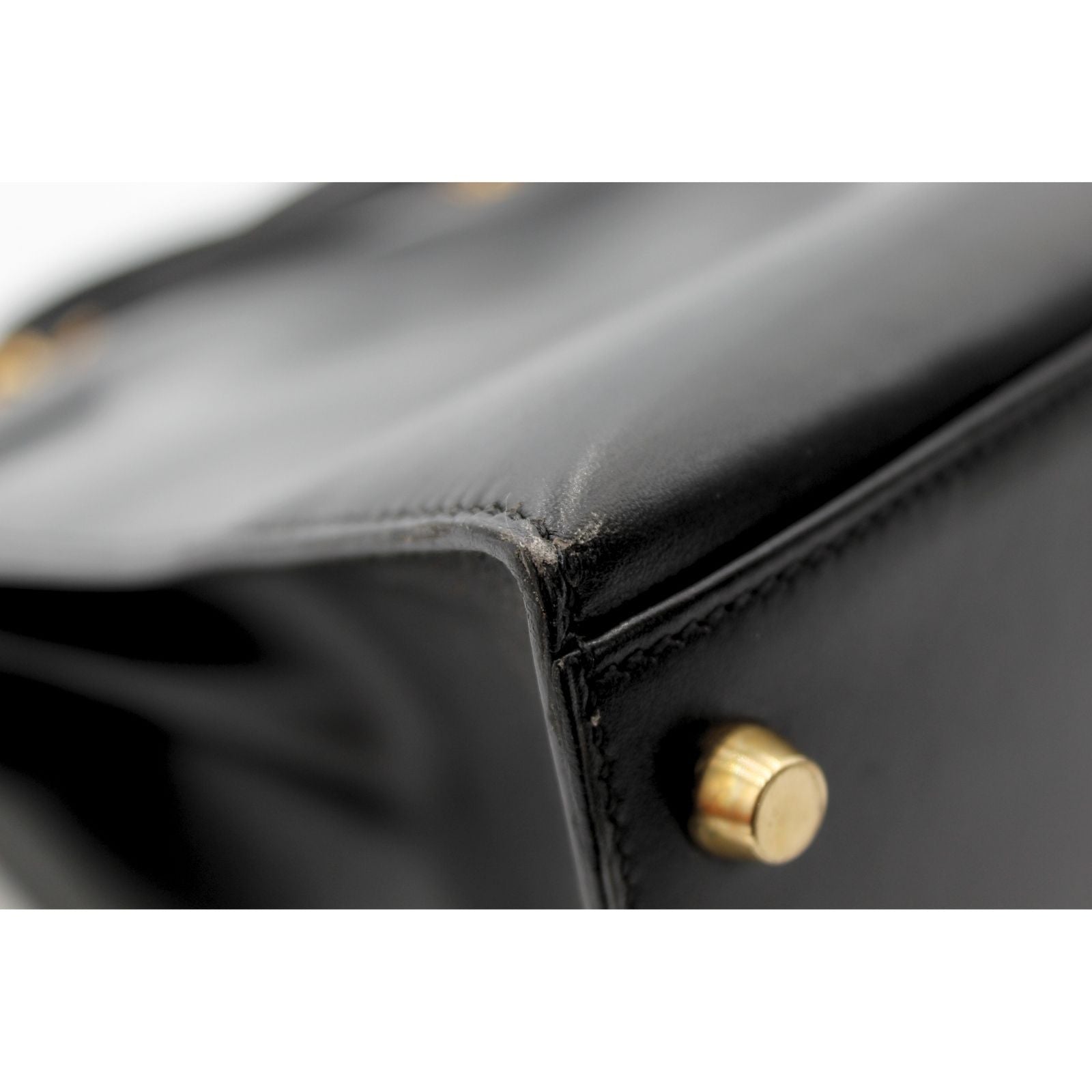 Kelly 32 Box calf Black