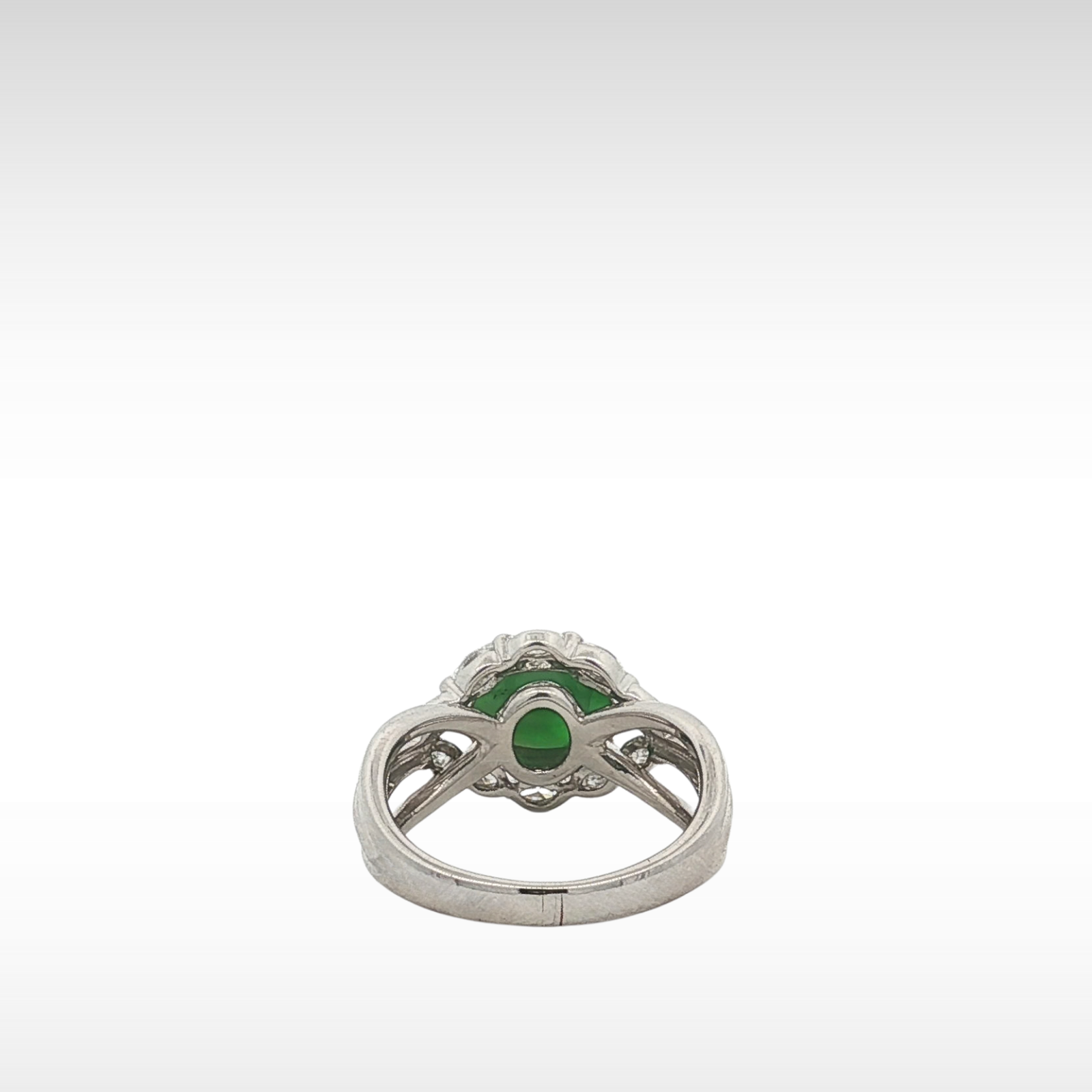 Jade Diamond Ring 6.5