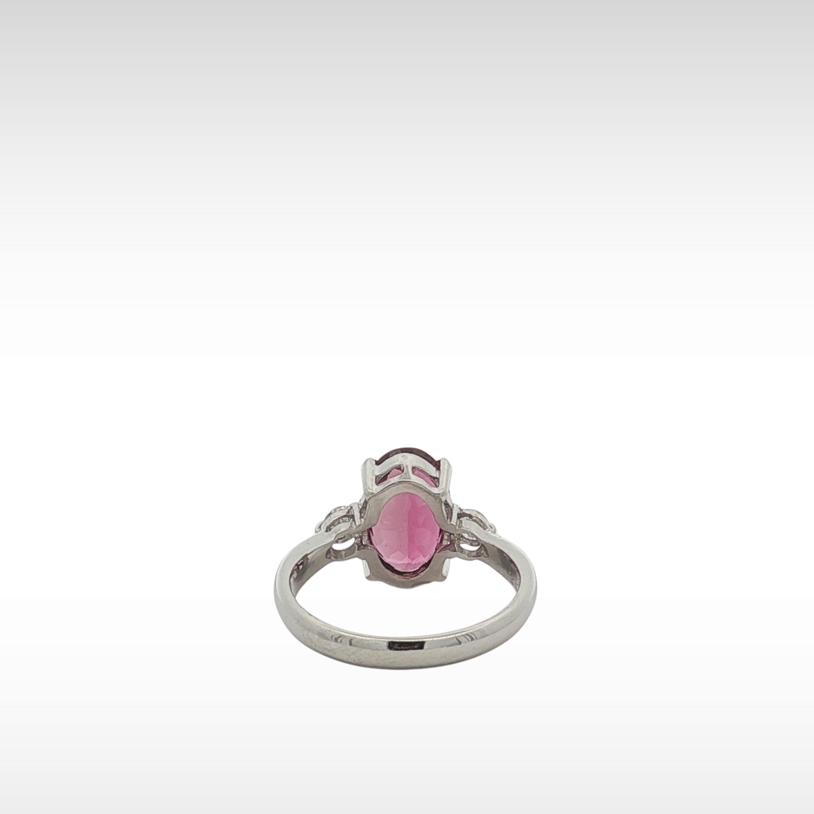 Pink Tourmaline Diamond PT Ring 5.75