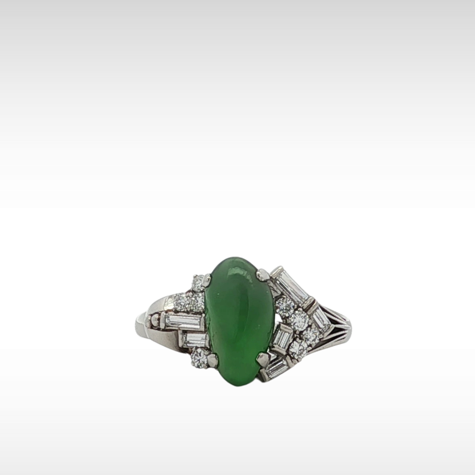 Jade Diamond PT Ring 7