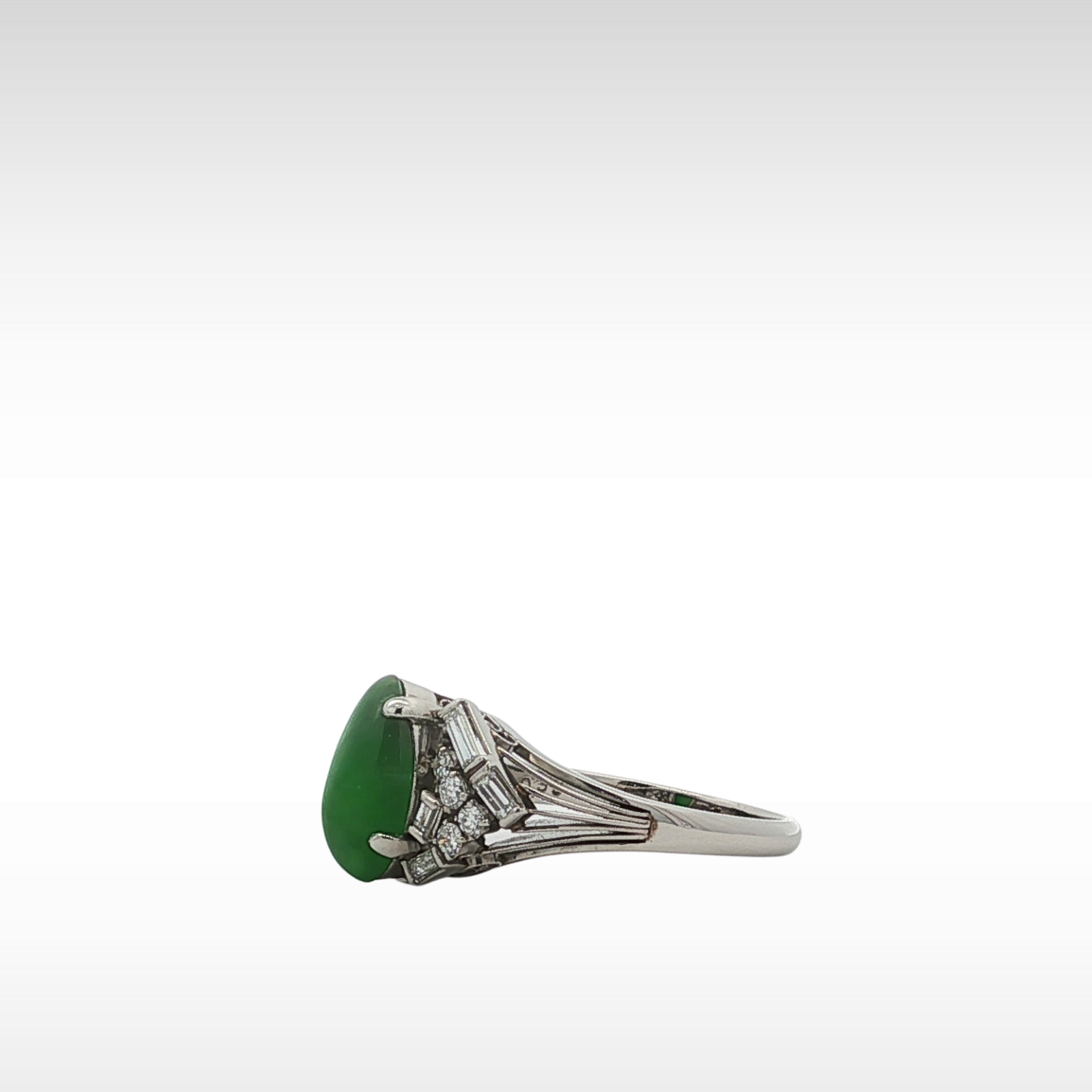 Jade Diamond PT Ring 7