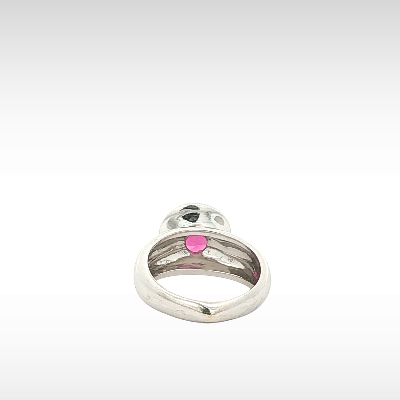 Tourmaline Diamond Ring Platinum 4.75