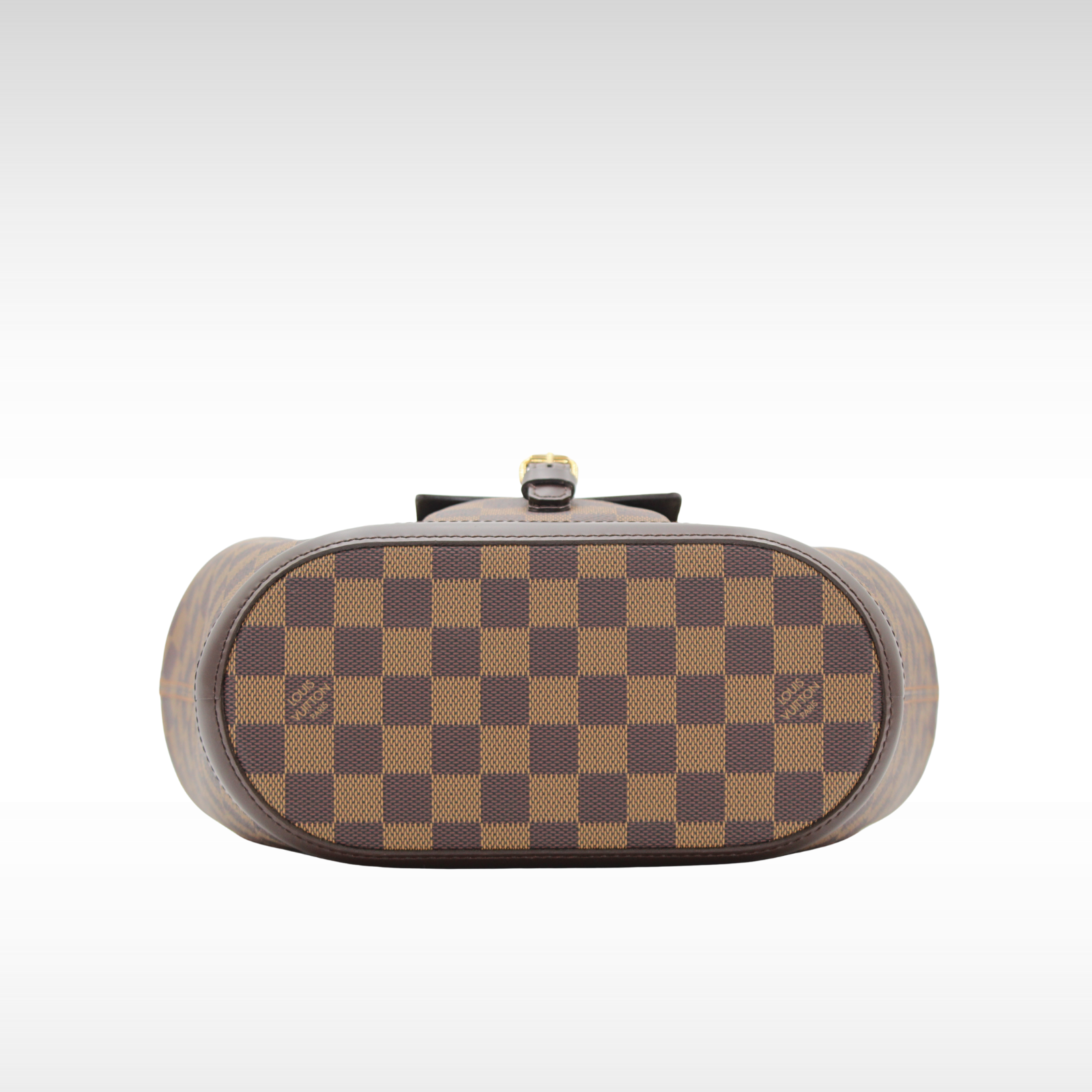 Manosque PM Damier Coated Canvas Ebene Tote Bag