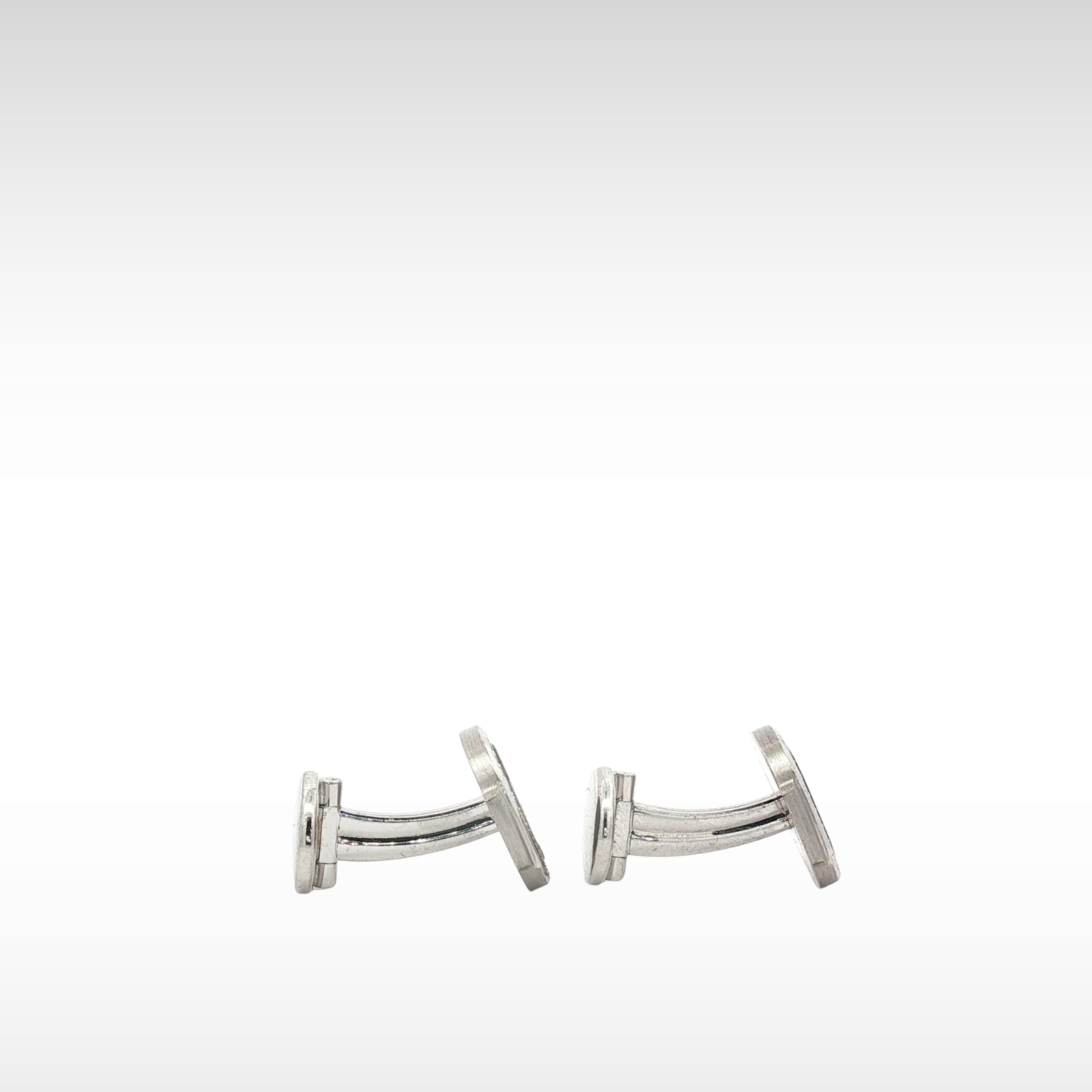 Nautilas Cufflinks White Gold