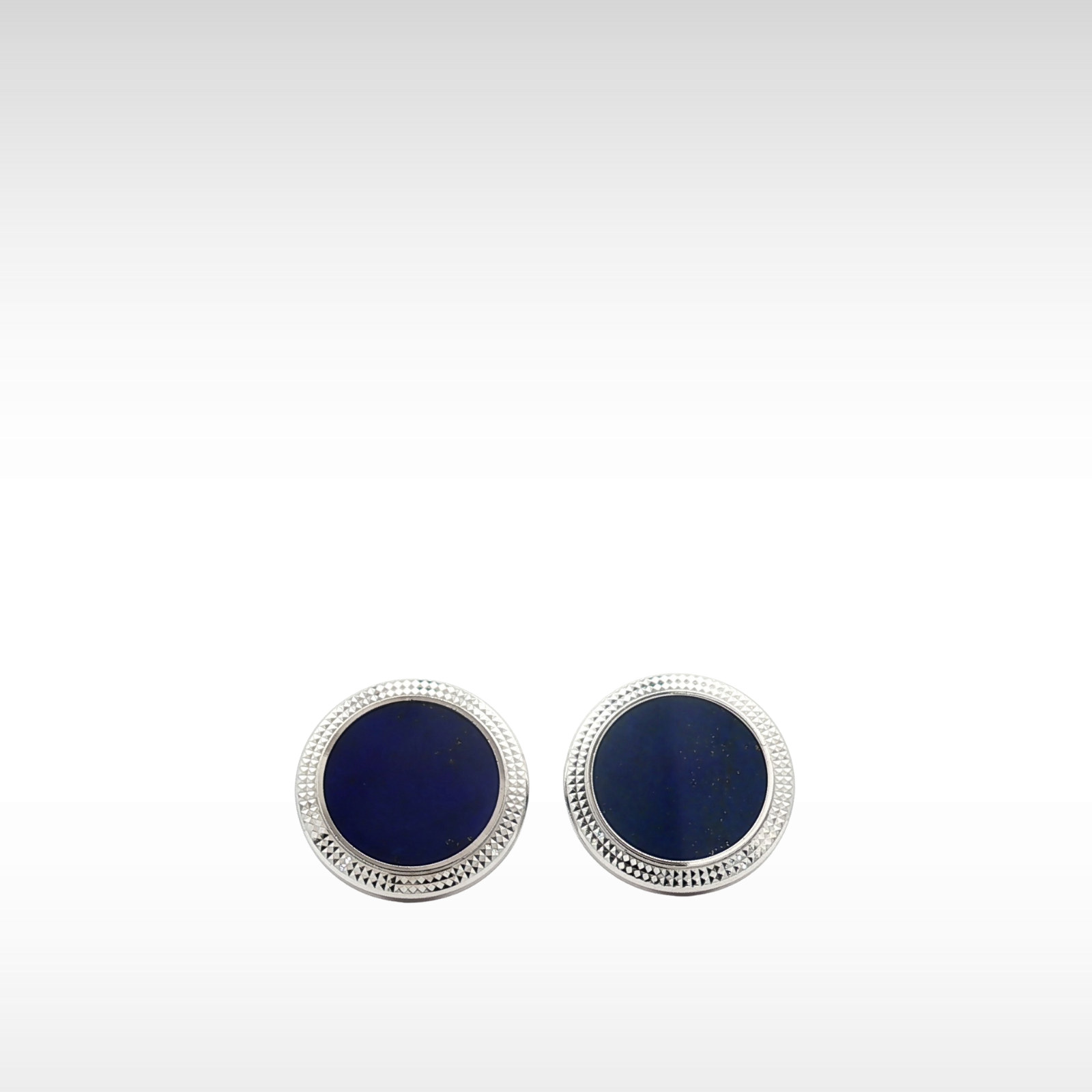 Calatrava Cufflinks White Gold Lapiz Lazuli