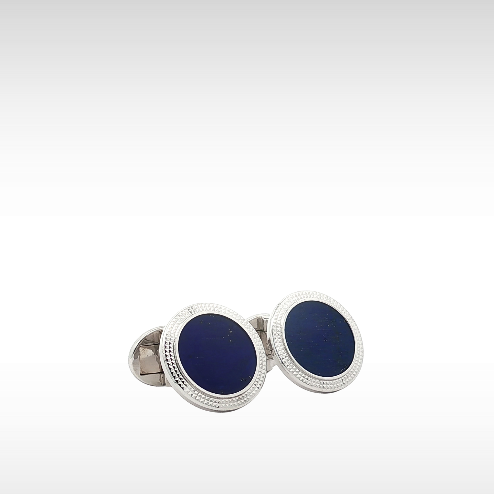 Calatrava Cufflinks White Gold Lapiz Lazuli