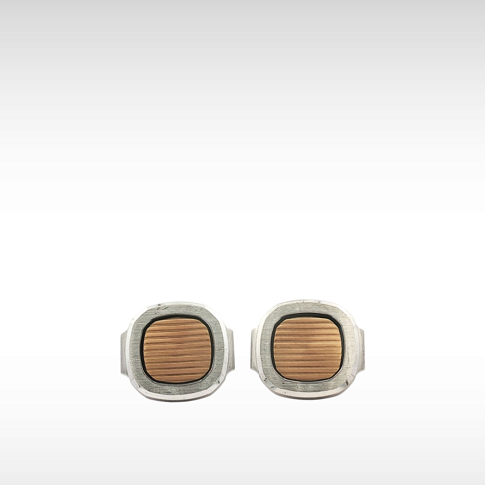 Nautilas Jumbo Cufflinks 9037 White Gold