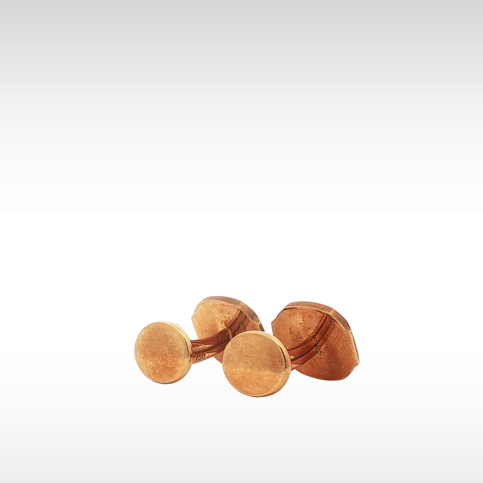 Nautilas Cufflinks & Tie Bar Yellow Gold
