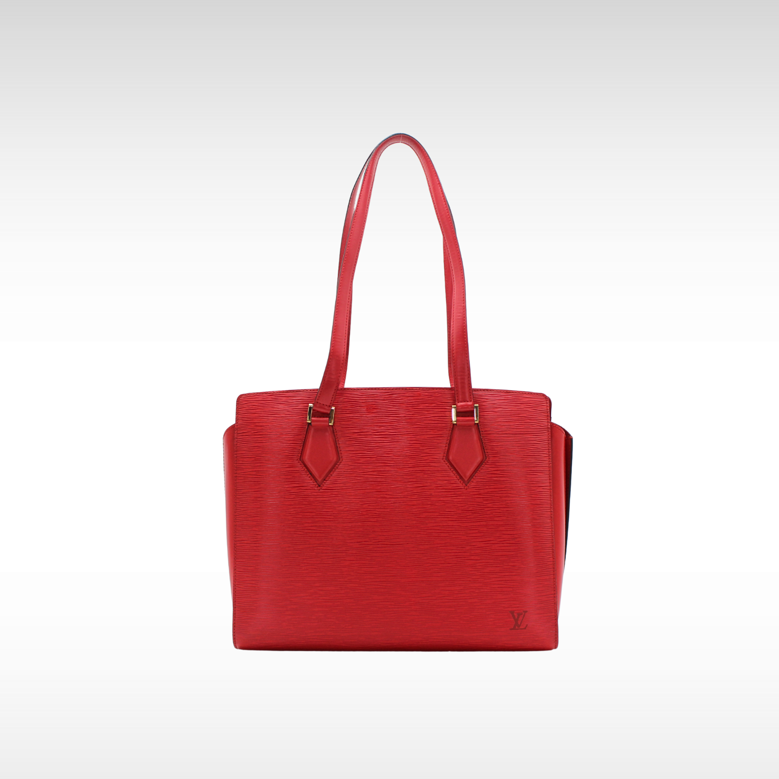 Duplex Epi Calf Red Shoulder Bag