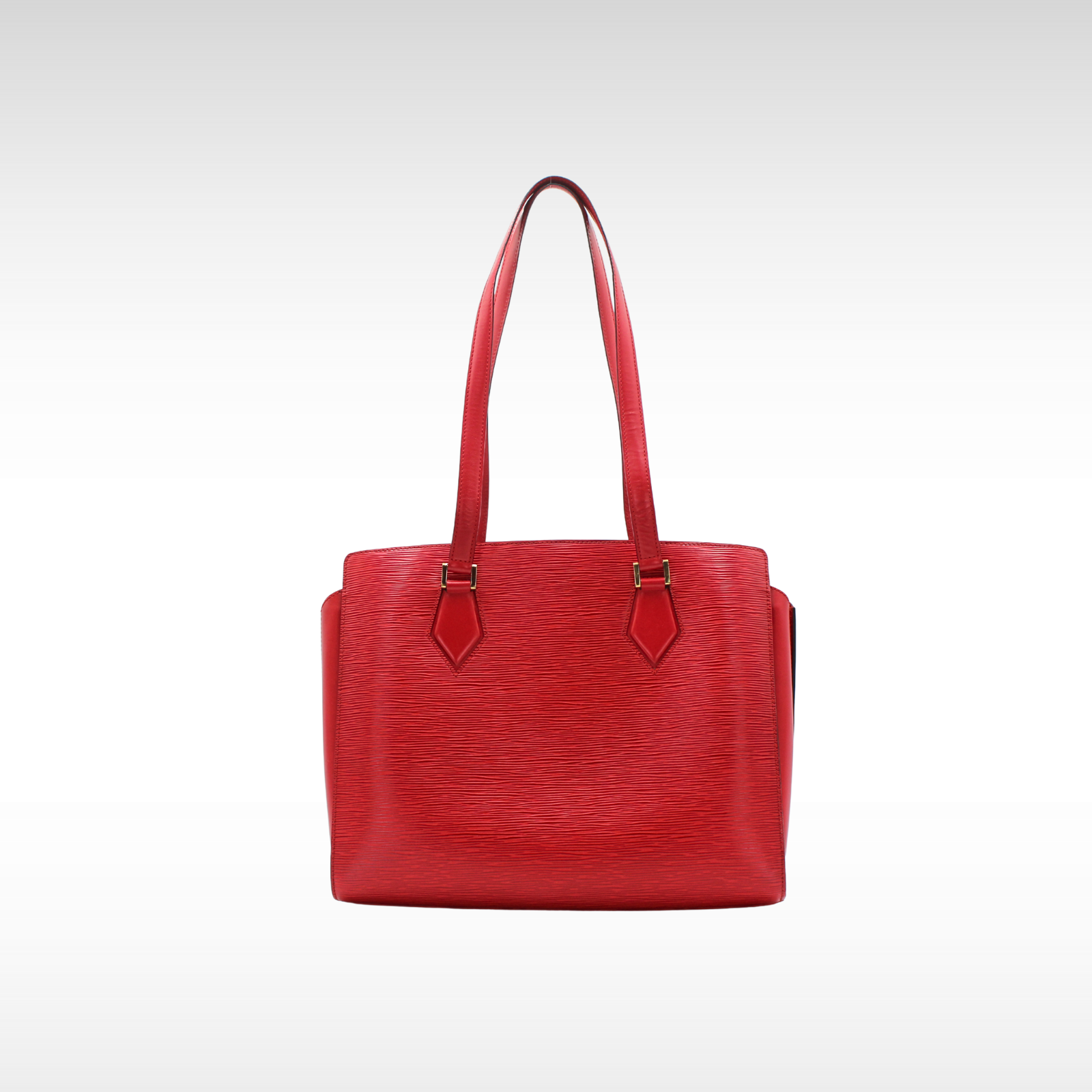 Duplex Epi Calf Red Shoulder Bag
