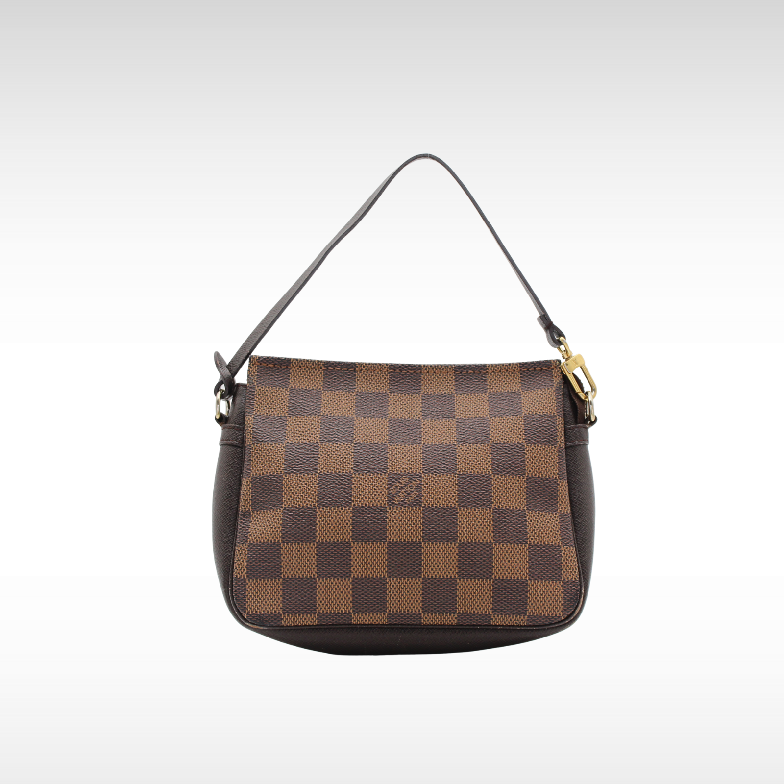 Trousse Makeup Damier Coated Canvas Ebene Pouch