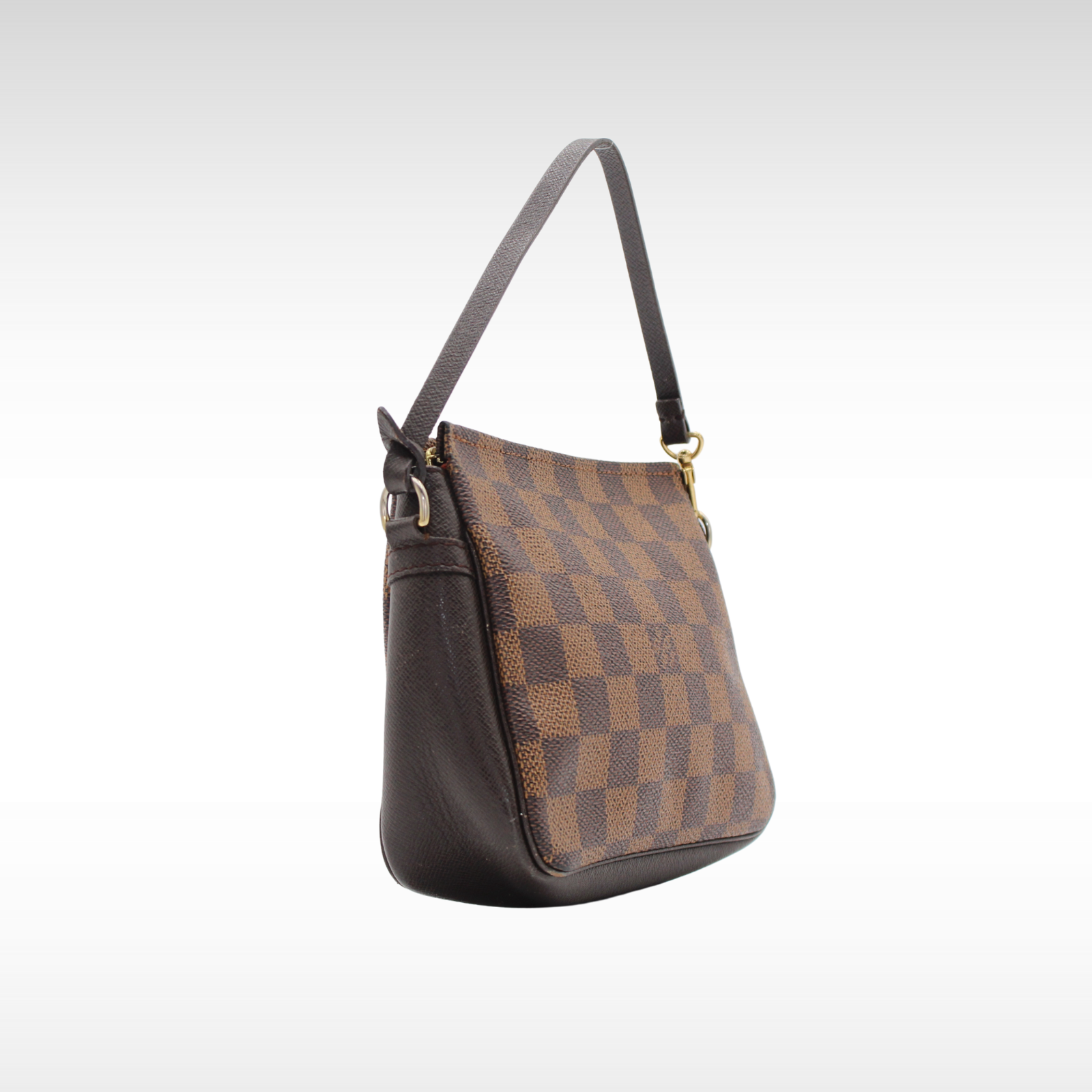 Trousse Makeup Damier Coated Canvas Ebene Pouch
