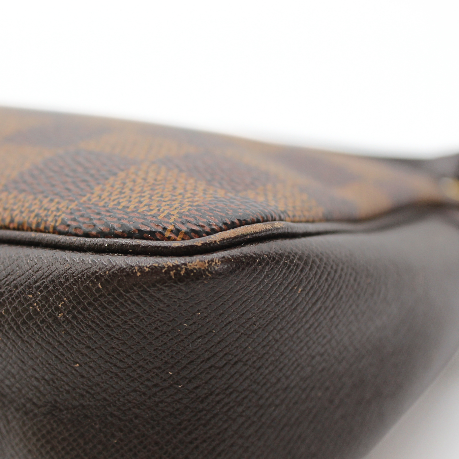 Trousse Makeup Damier Coated Canvas Ebene Pouch