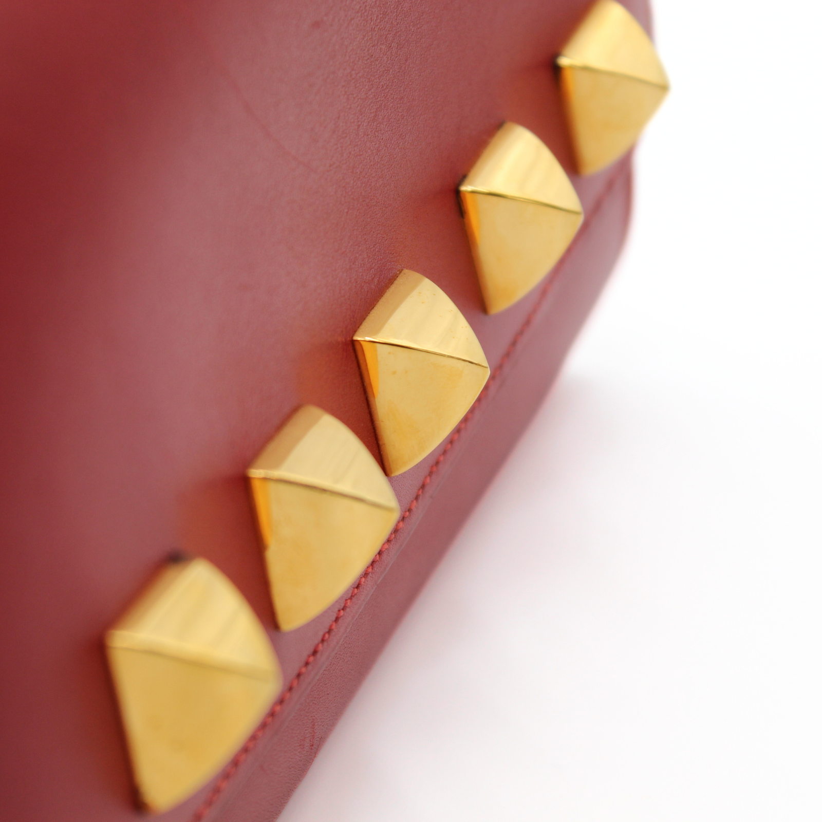 Doggy Medor Box Calf Rouge Vif Shoulder Bag