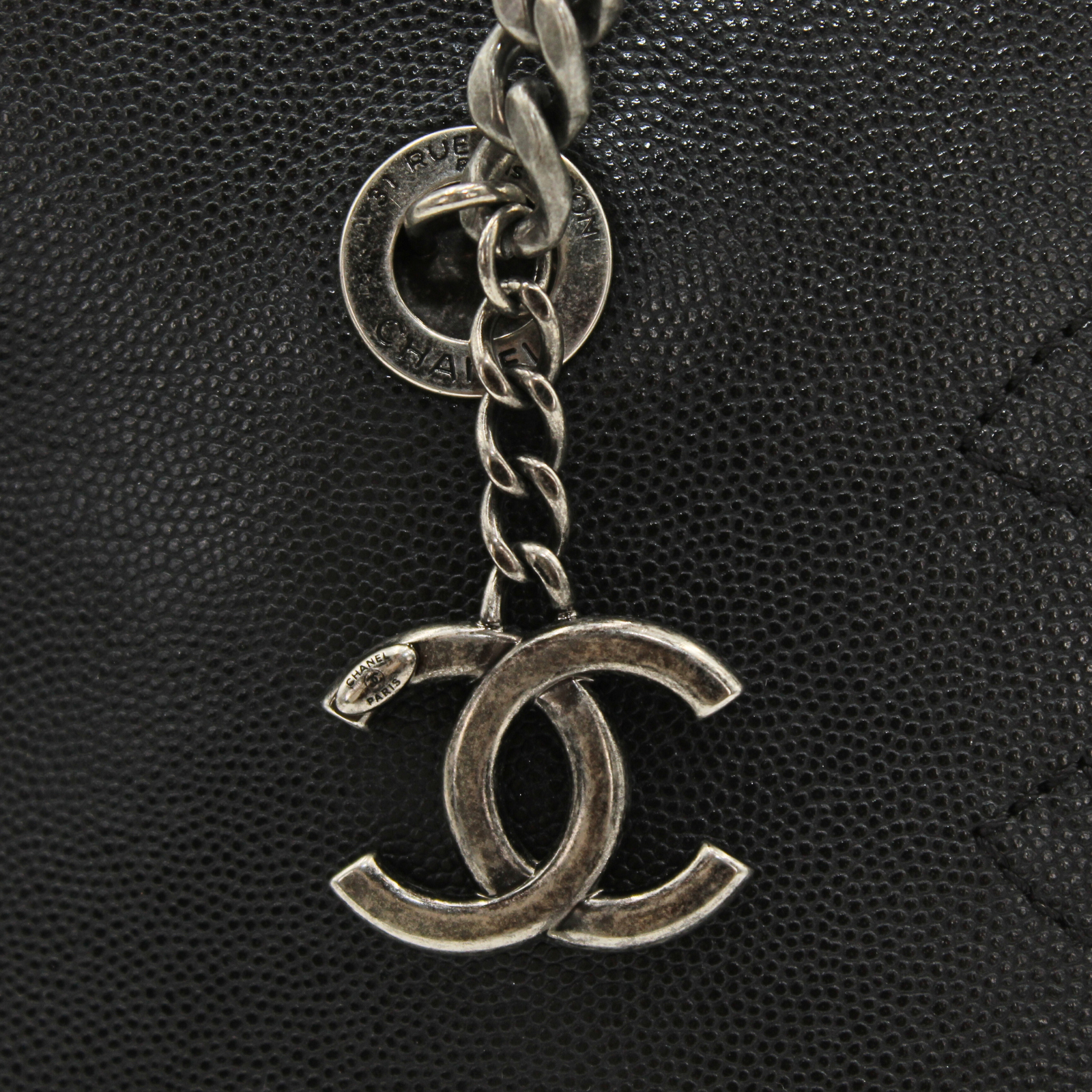 Caviar Black Tote Bag