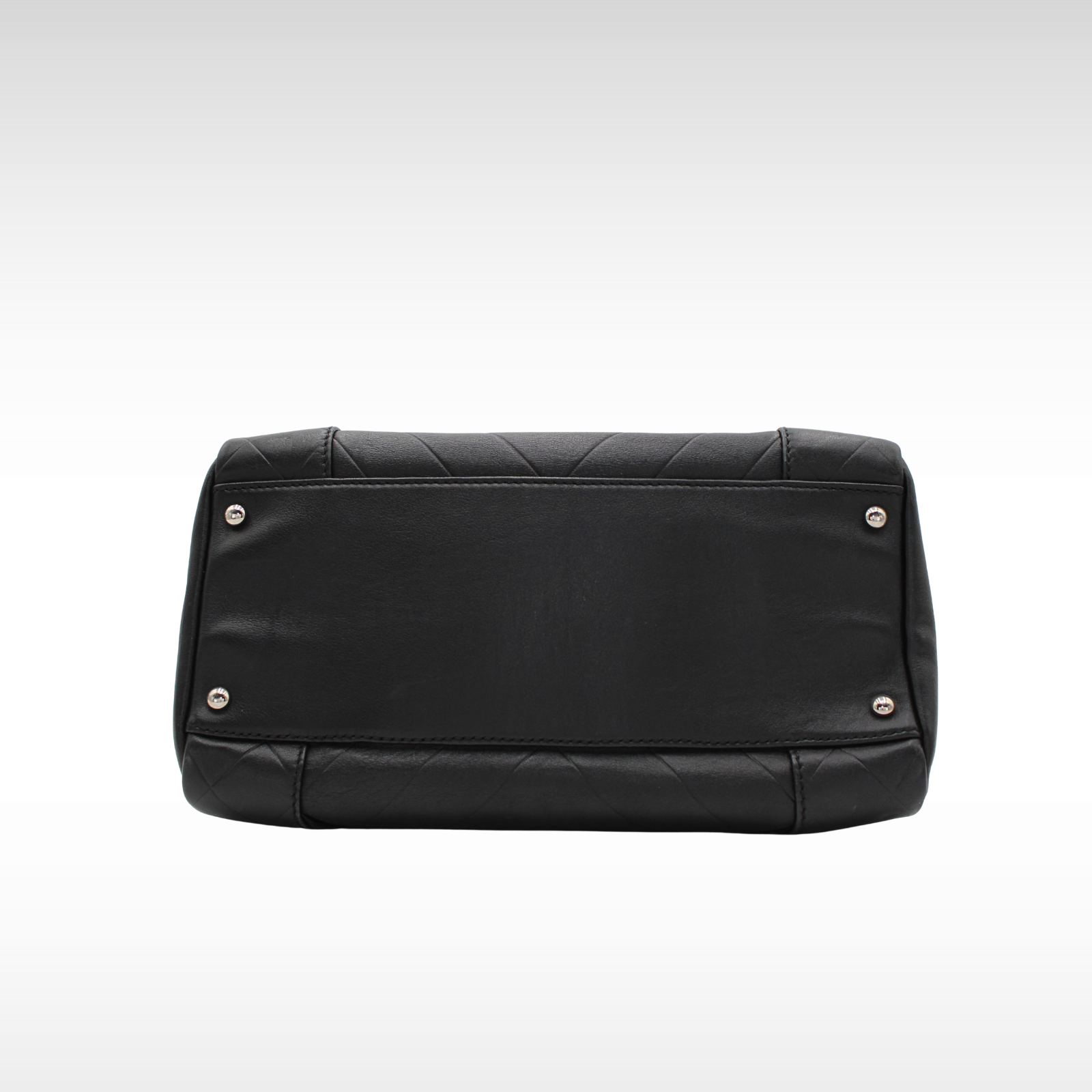 Calf Black Hand Bag