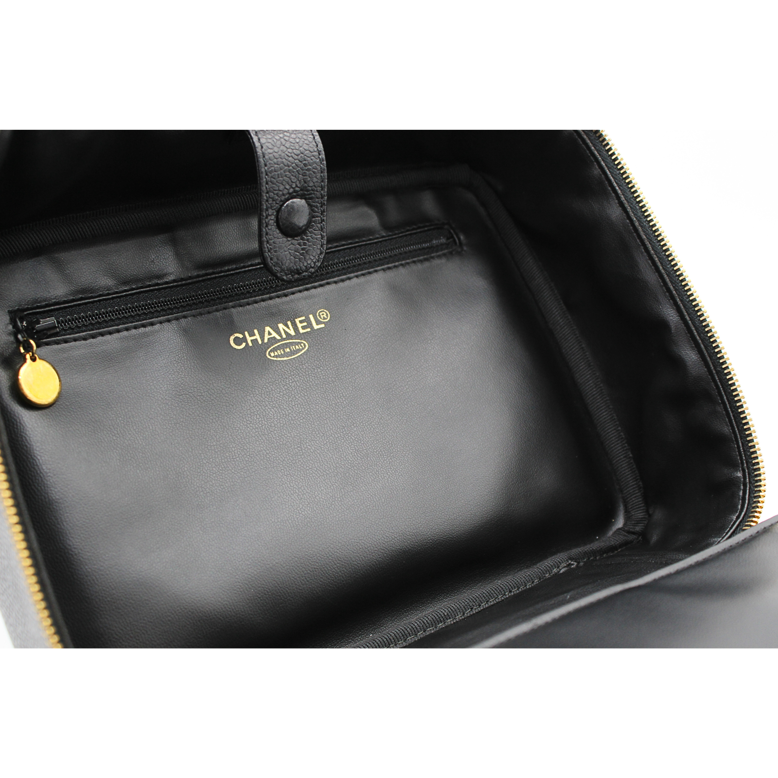 Caviar Black Vanity Bag