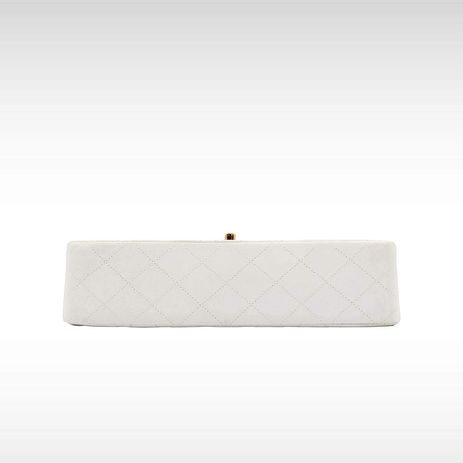 Classic Lamb White Shoulder Bag