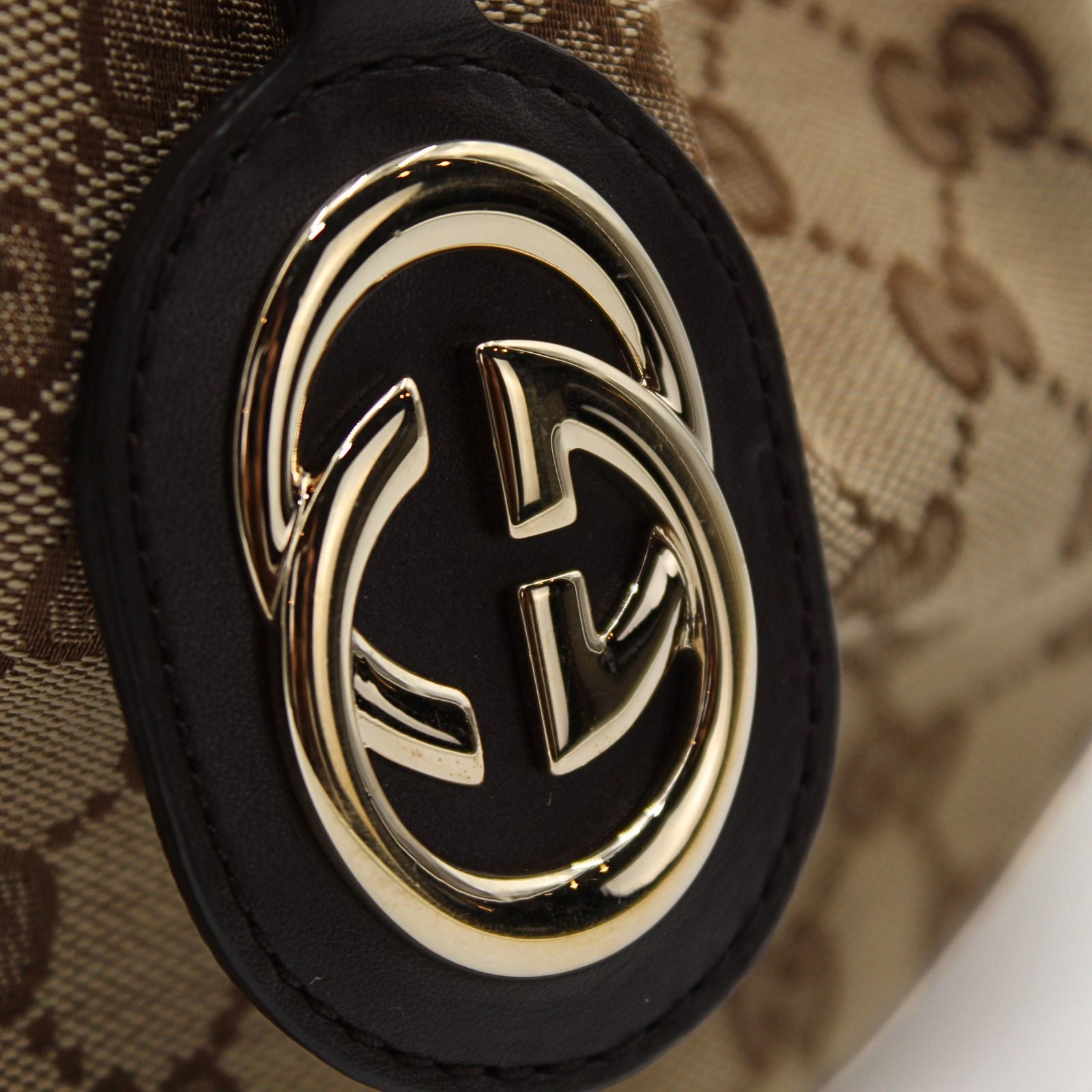 GG-Canvas Canvas Hand Bag