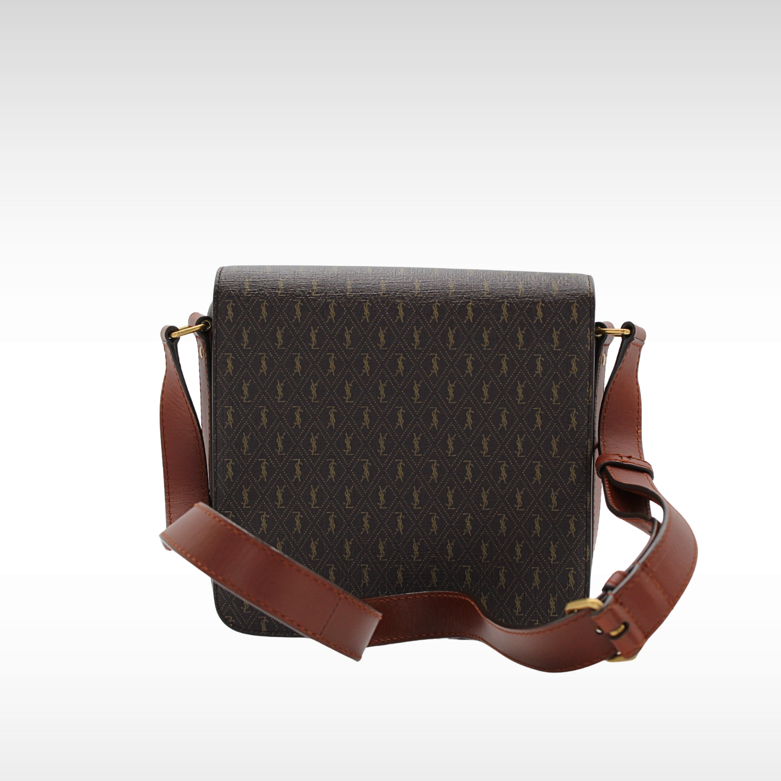 Le Monogram Satchel Medium Coated Canvas Shoulder Bag