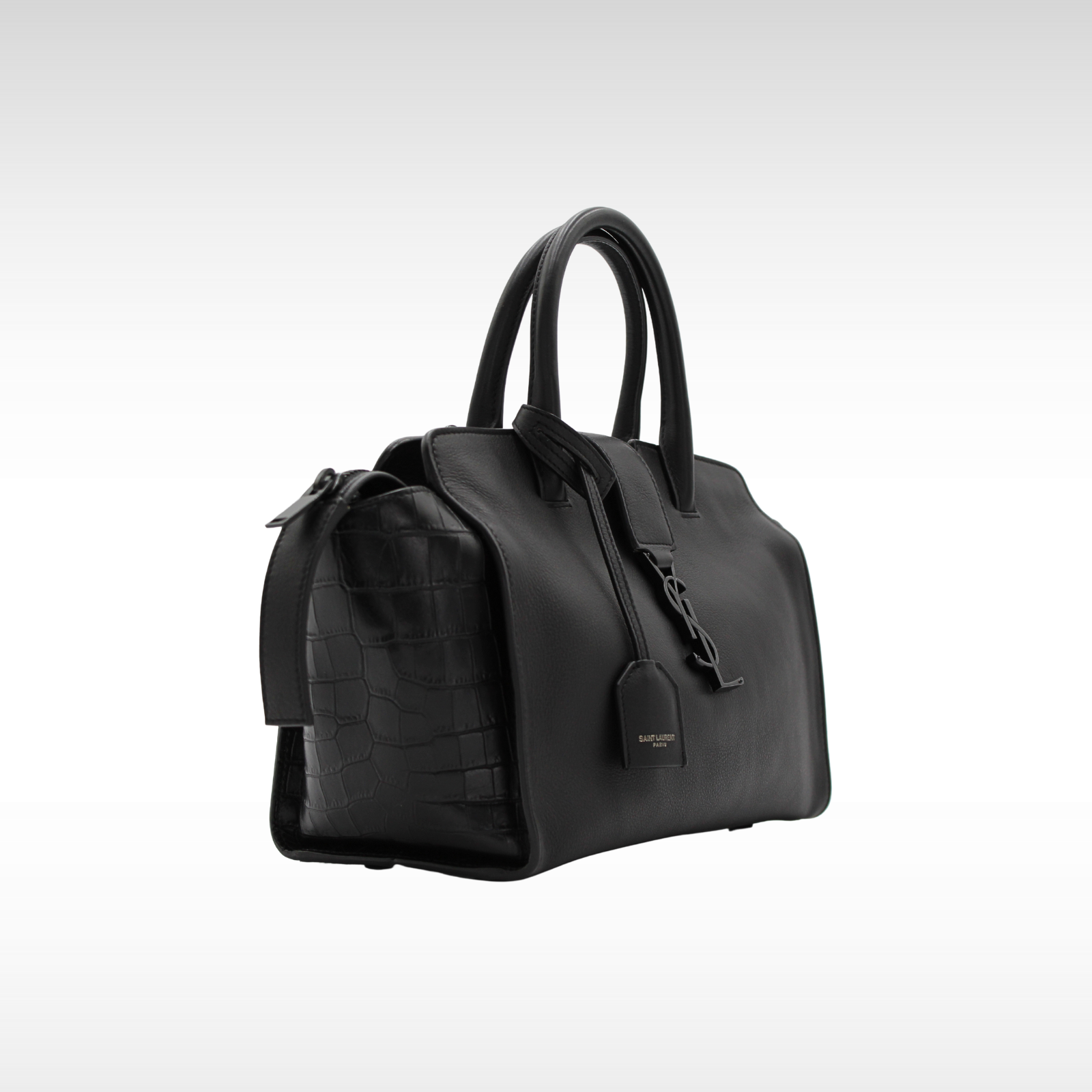 Downtown Calf Black Handbag