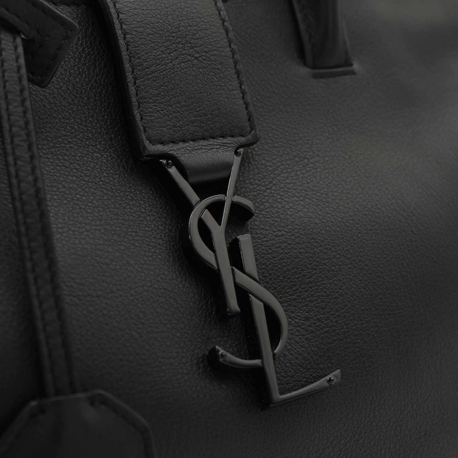 Downtown Calf Black Handbag