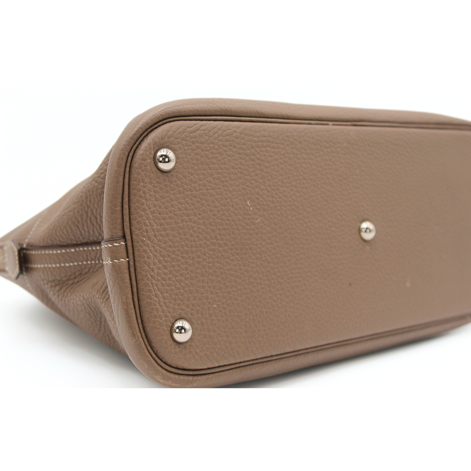 Bolide 35 Taurillon Clemence Etoupe Handbag