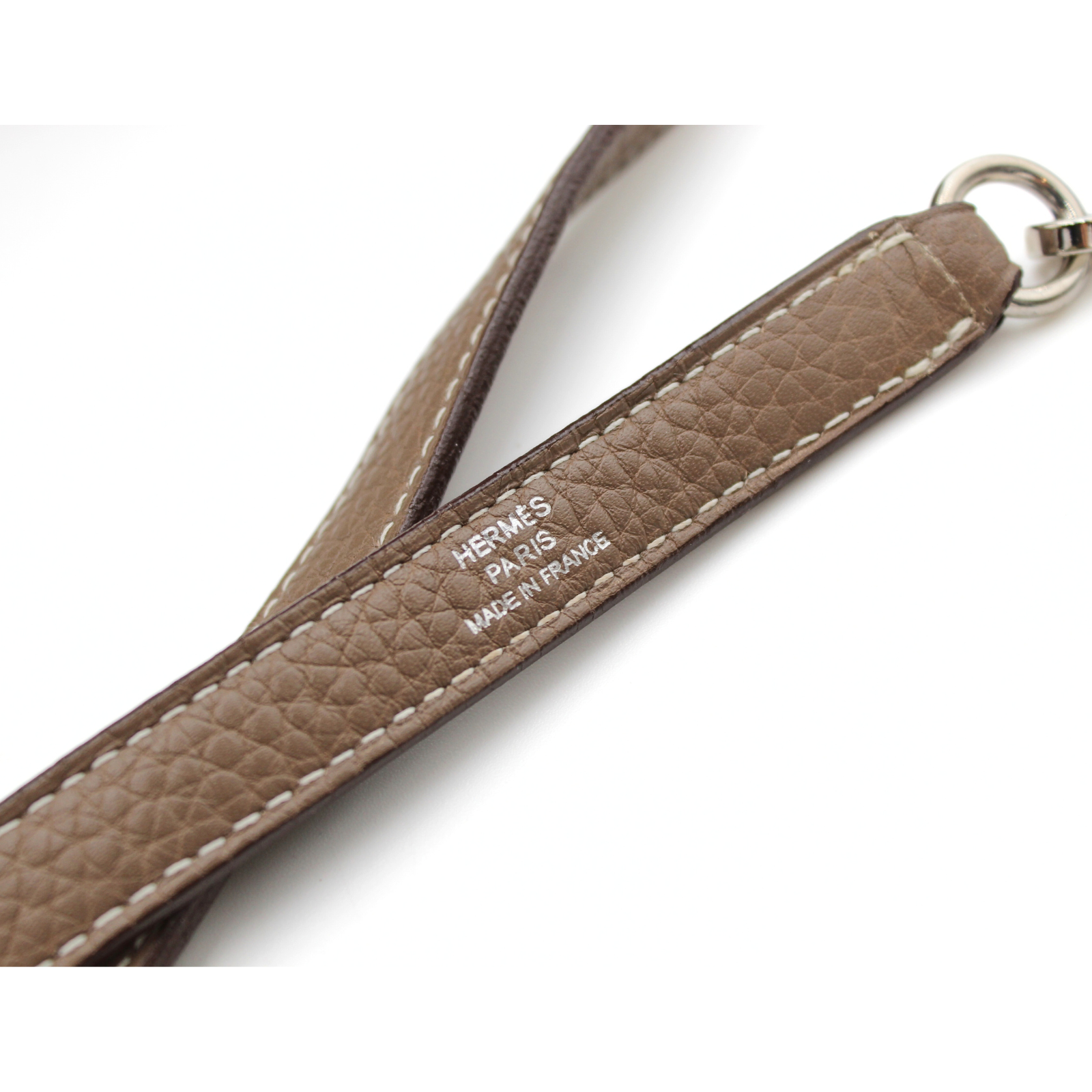 Bolide 35 Taurillon Clemence Etoupe Handbag