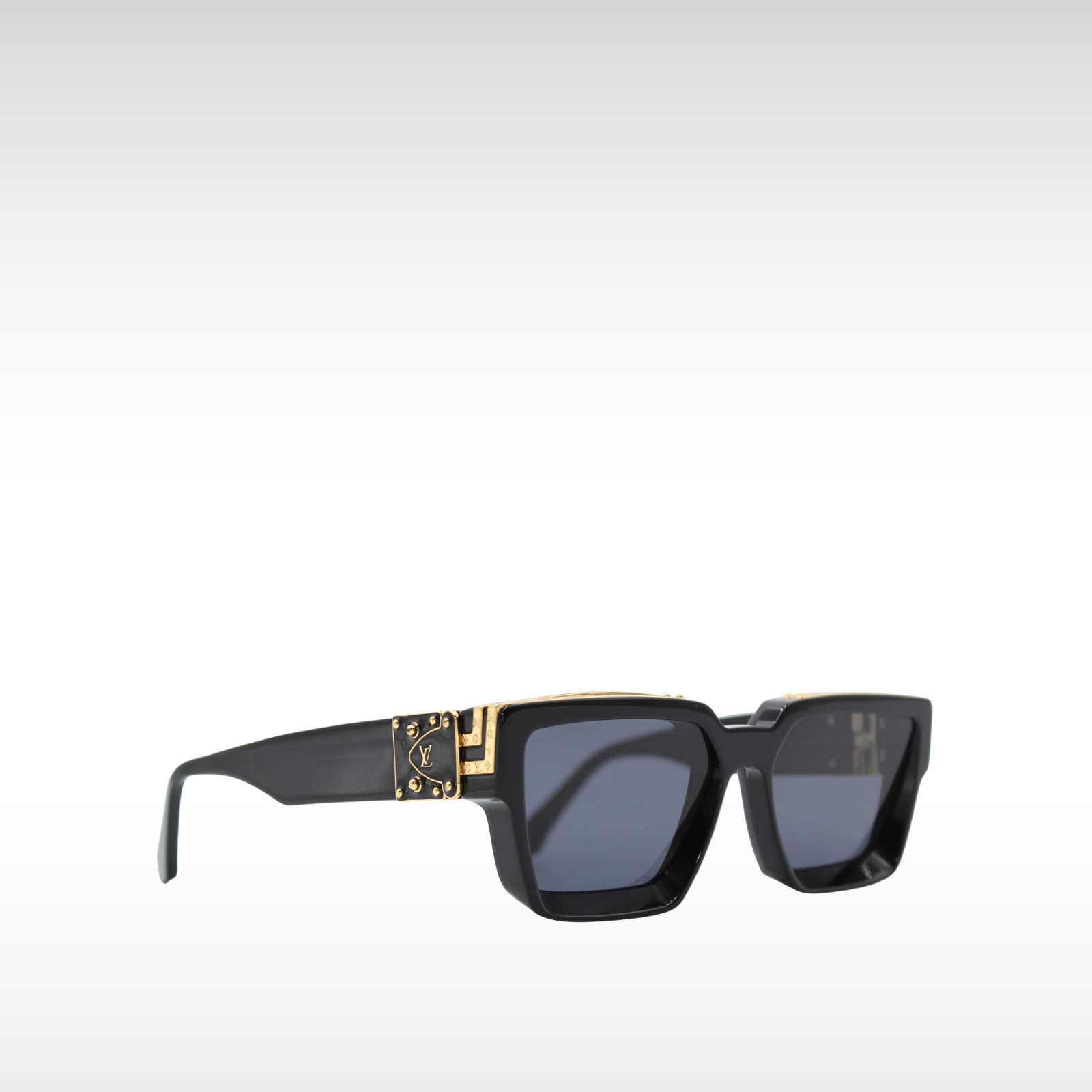 1.1 Millionaires Plastic Black Sunglasses